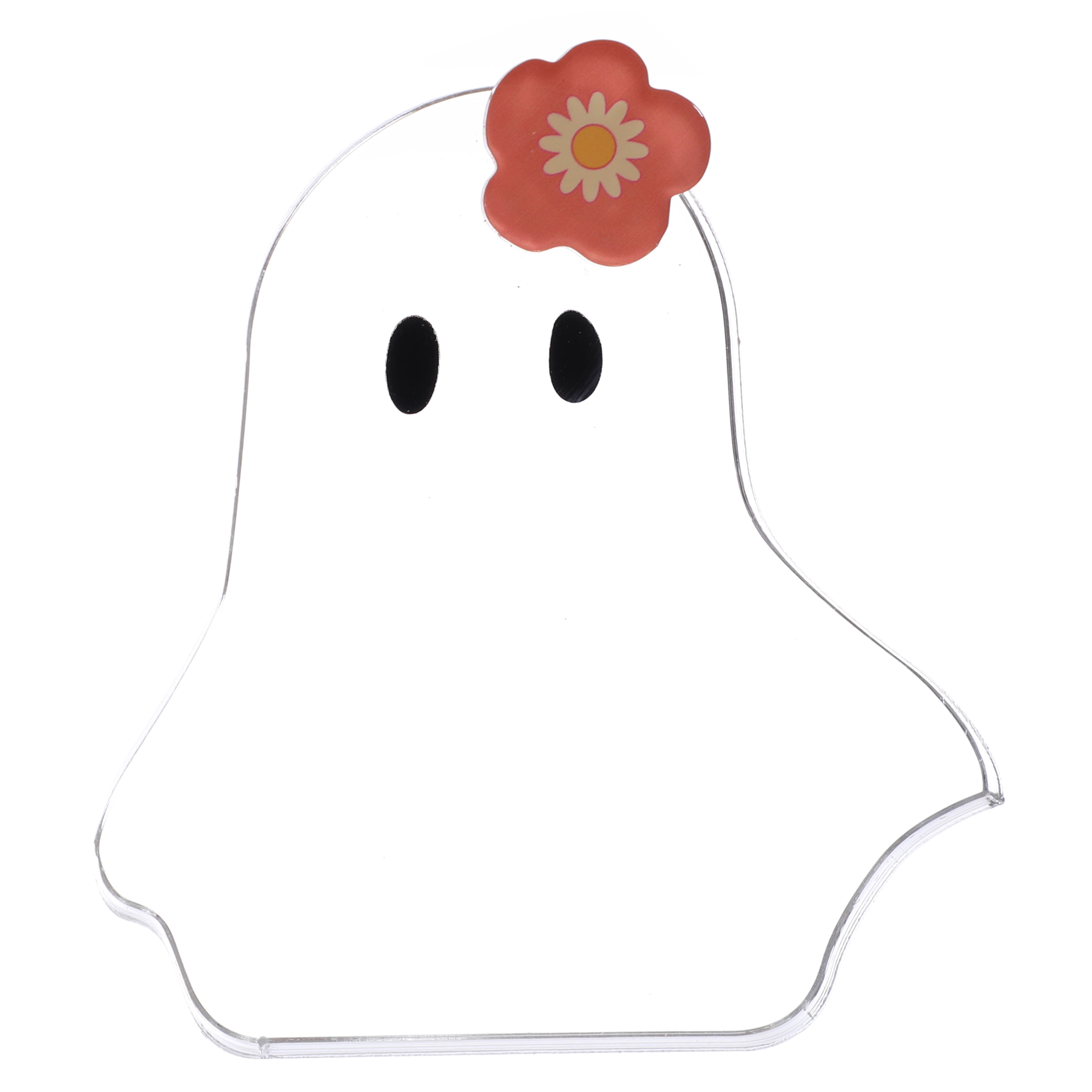 5.5&#x22; Clear Flower Ghost Decoration by Ashland&#xAE;