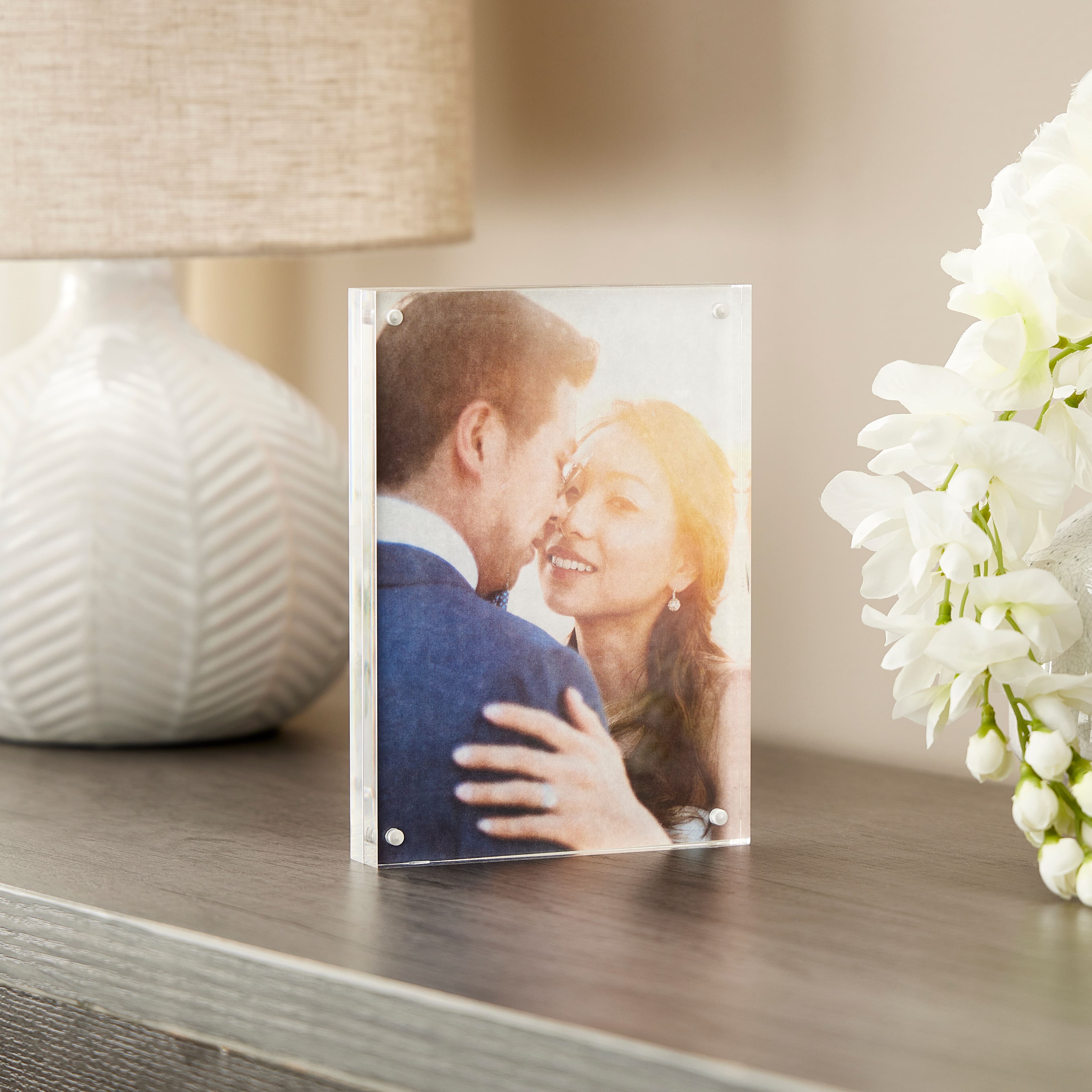 12 Pack: Expressions™ Clear Acrylic Block Frame by Studio Décor®