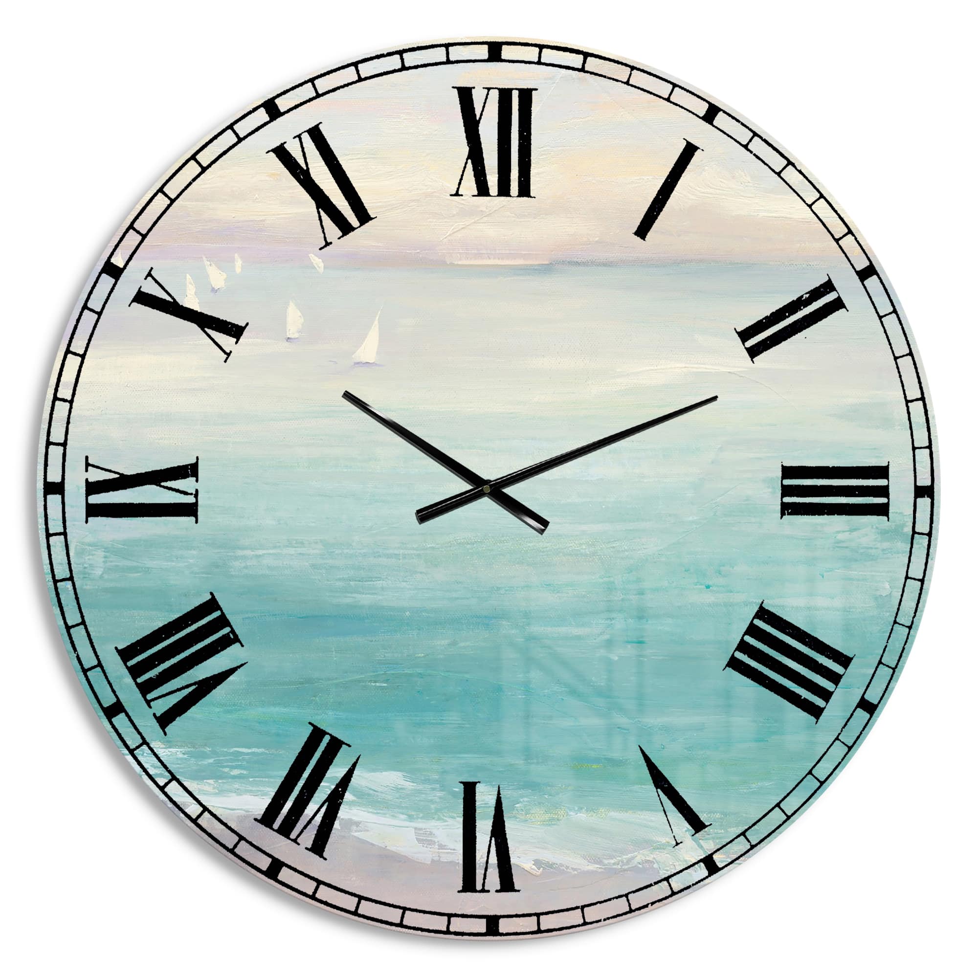 Designart From The Shore Traditional Wall Clock