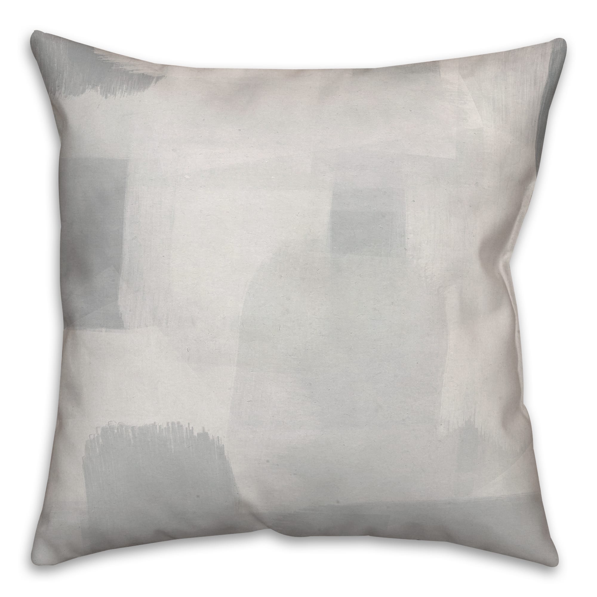 Blue Gray Abstract Indoor/Outdoor Pillow