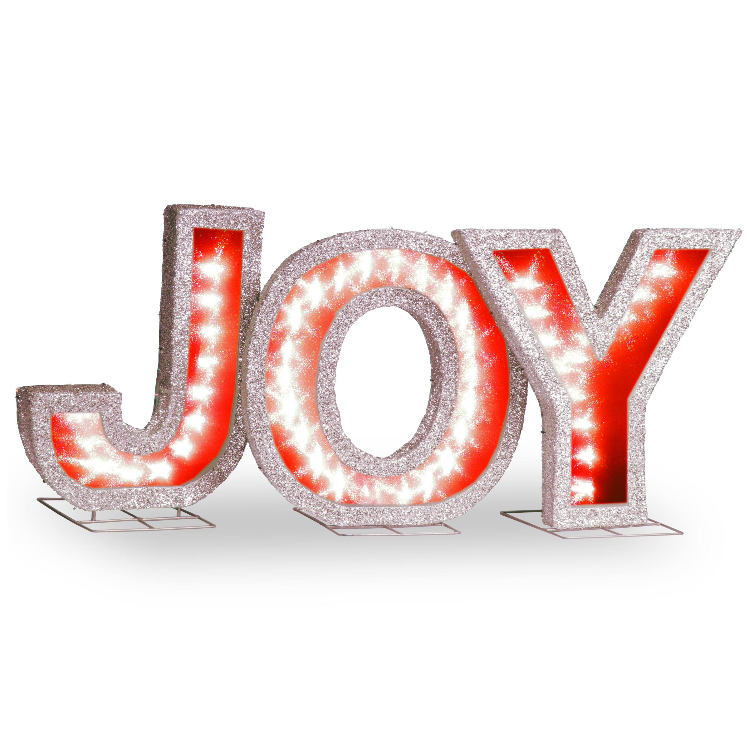 4.5ft. JOY Pre-Lit LED Sign