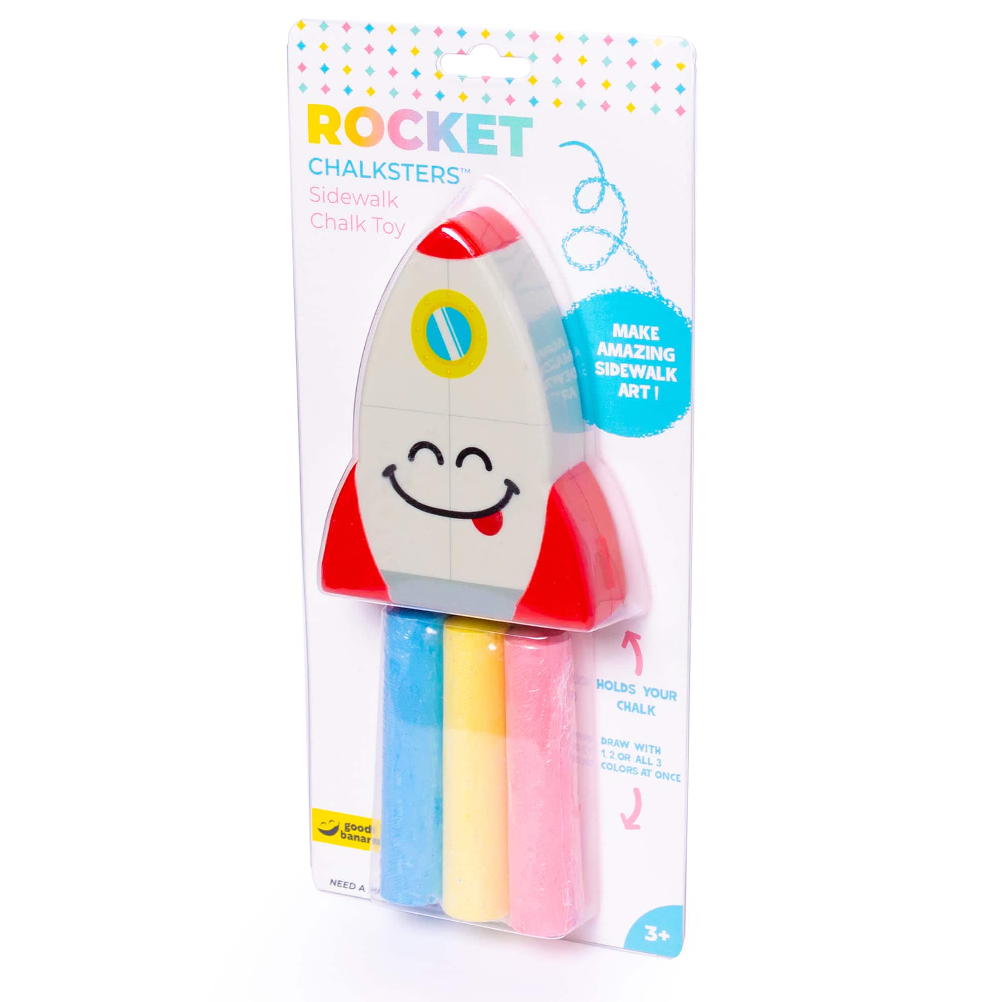 Good Banana™ Chalksters™ Rocketship Creative Chalk Holder