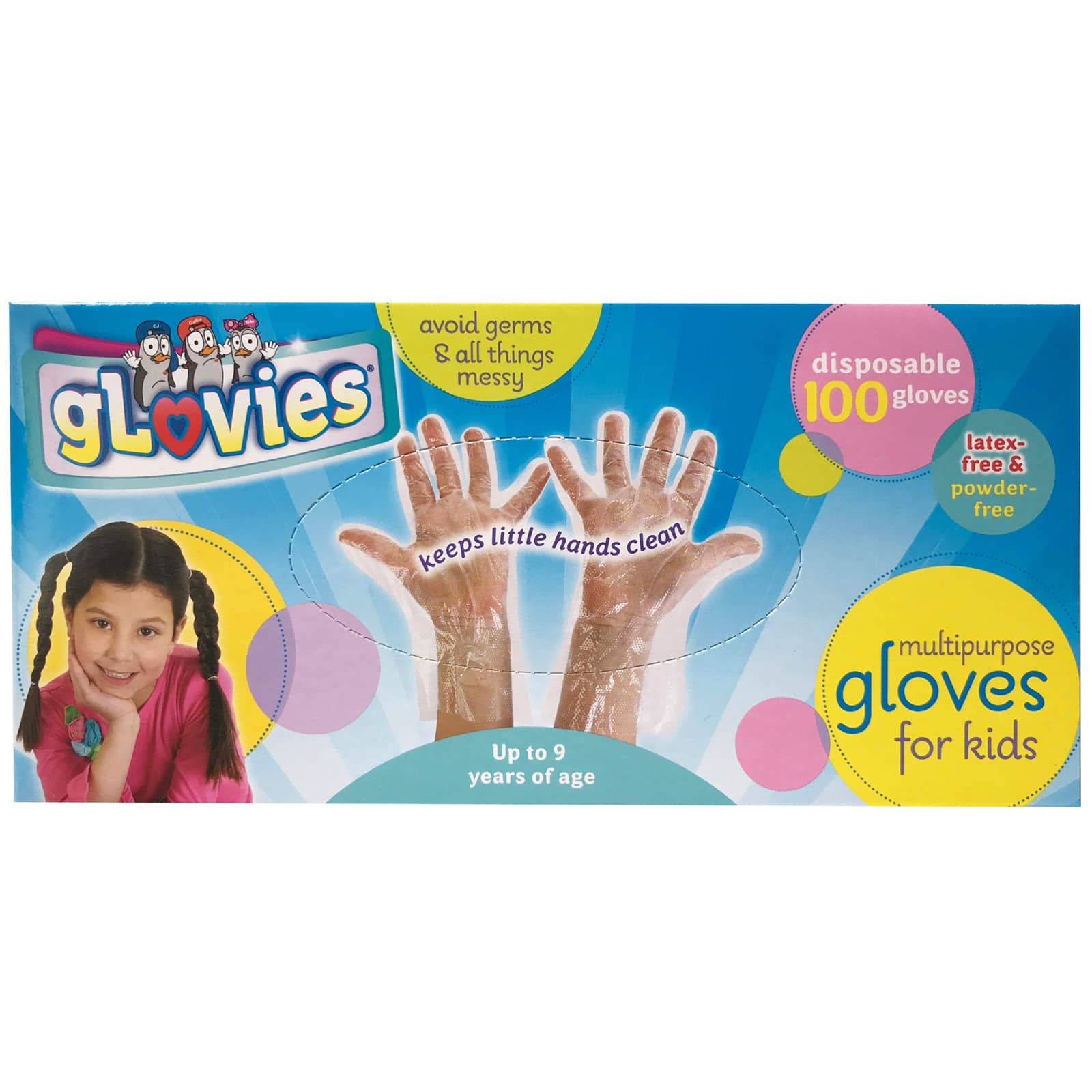 gLovies® Multipurpose Disposable Gloves, 2 Packs of 100