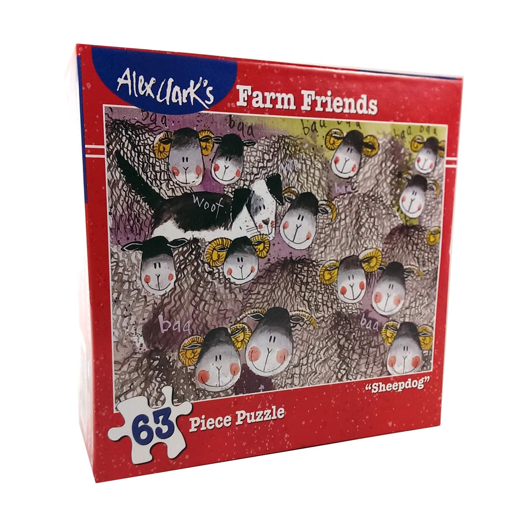 Alex Clark&#x27;s Farm Friends - Sheepdog Puzzle: 63 Pcs