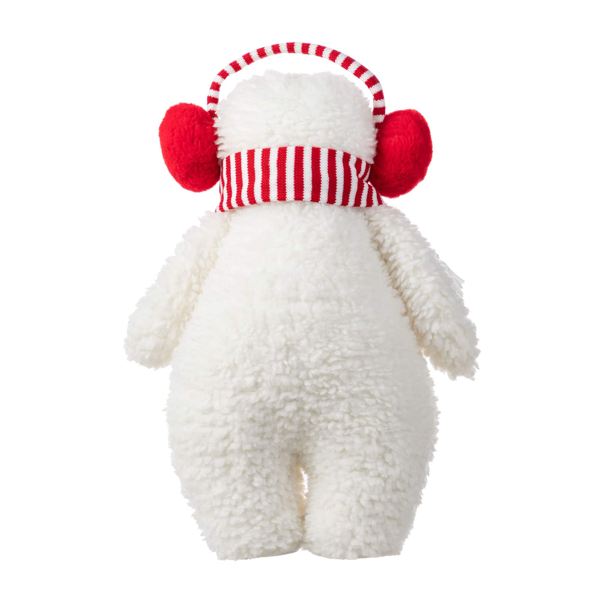 Glitzhome&#xAE; 17.75&#x22;H Christmas Fabric Standing Snowman
