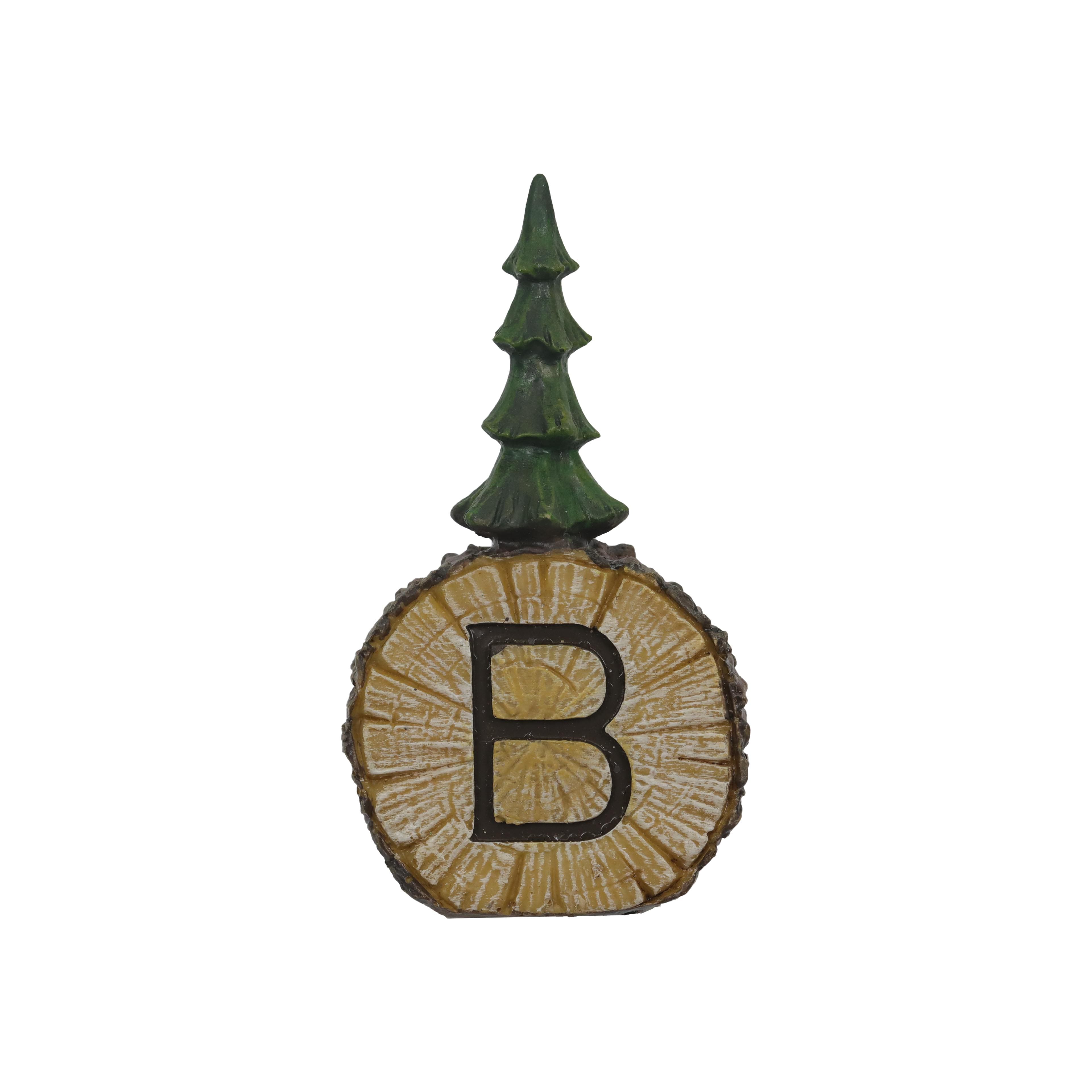 Assorted 6&#x22; Monogram Tree Tabletop D&#xE9;cor by Ashland&#xAE;, 1pc.