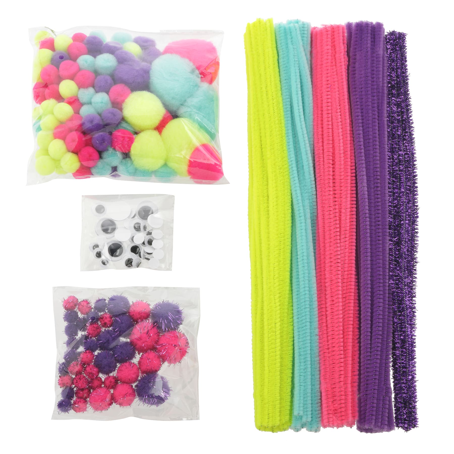 Neon Pipe Cleaners Value Pack (Pack of 120) Craft Supplies Neon