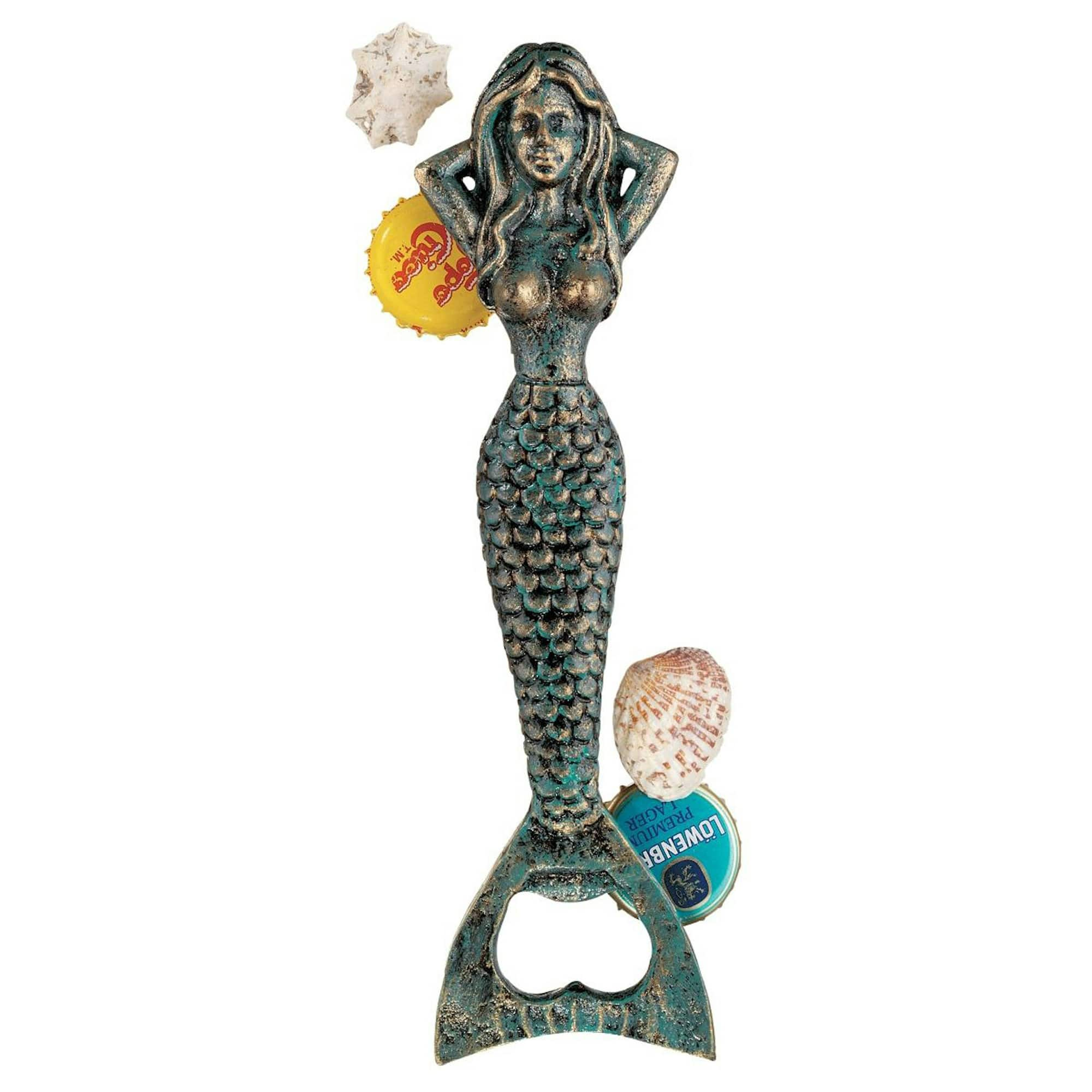 Design Toscano 7.5&#x22; By The Sea Mermaid Bottle Opener