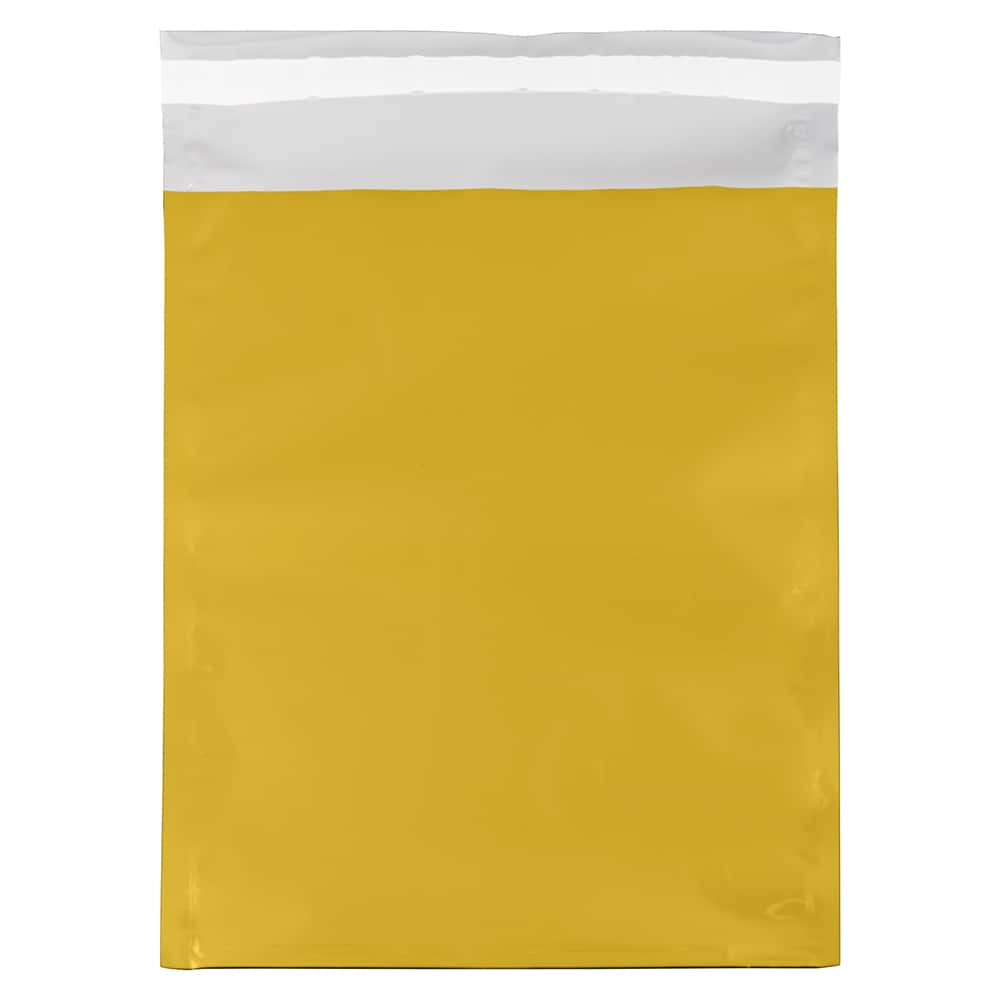 JAM Paper 9" x 12" Gold Foil Open End Envelopes with Self Adhesive Closure, 25ct.