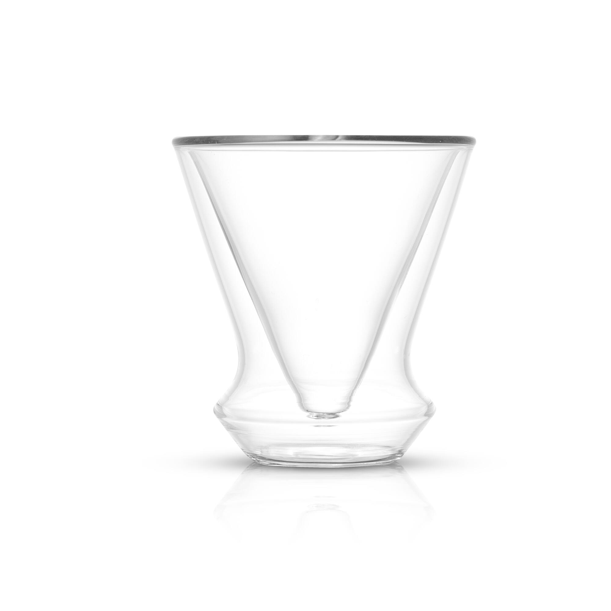 JoyJolt® Cosmo Double Wall Stemless Martini Glasses, 4ct.