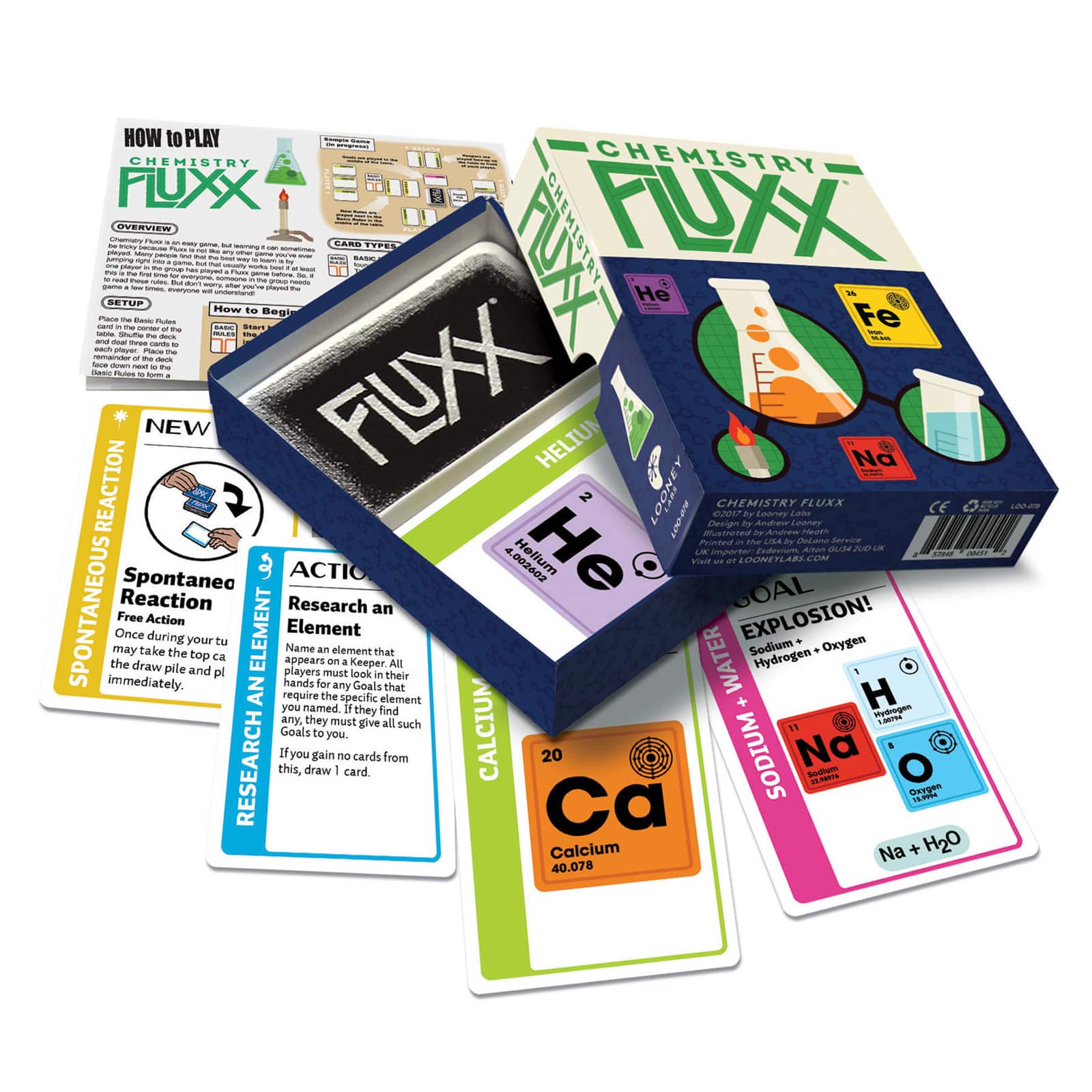 Looney Labs Chemistry Fluxx&#xAE; Card Game