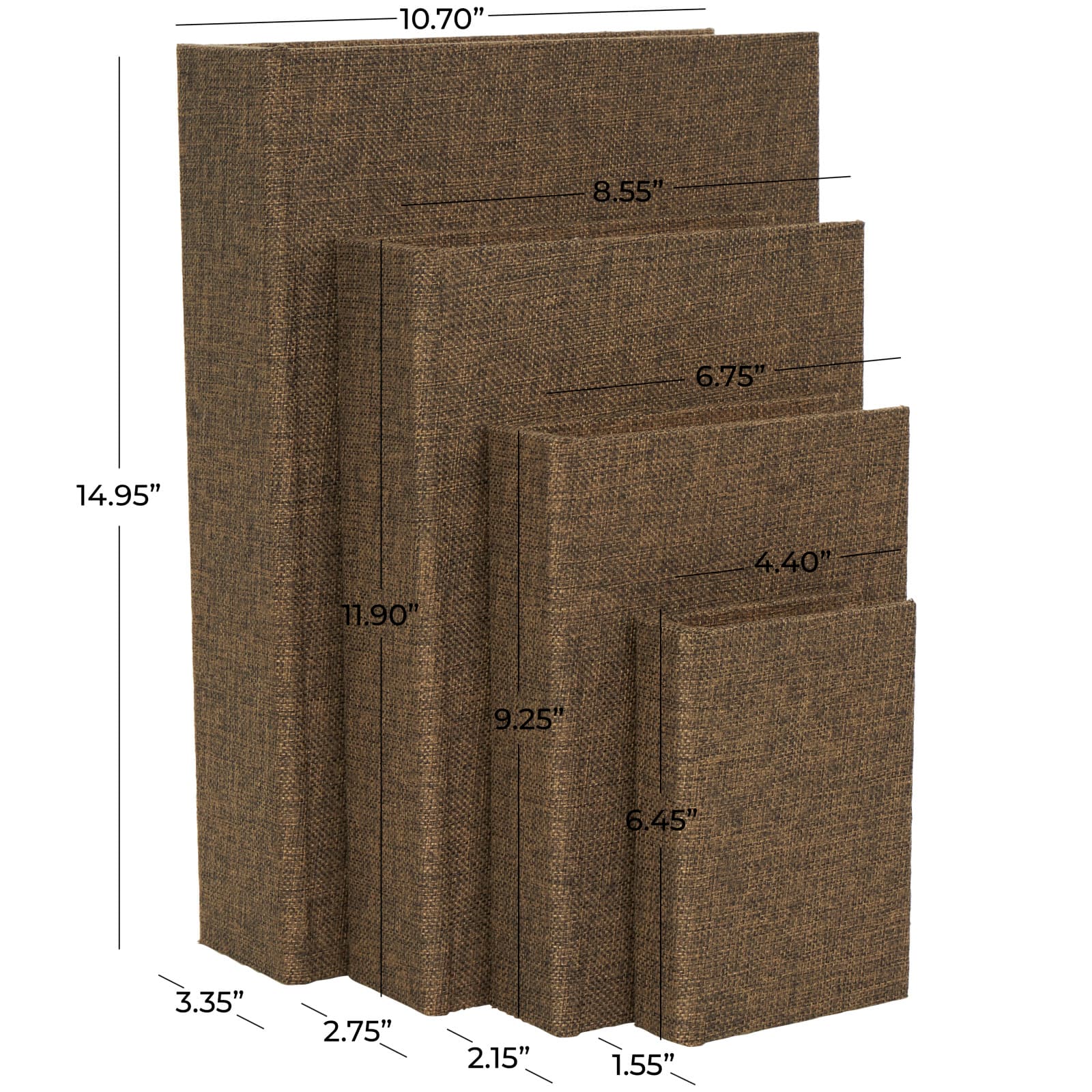 Fabric Storage Book Box Set