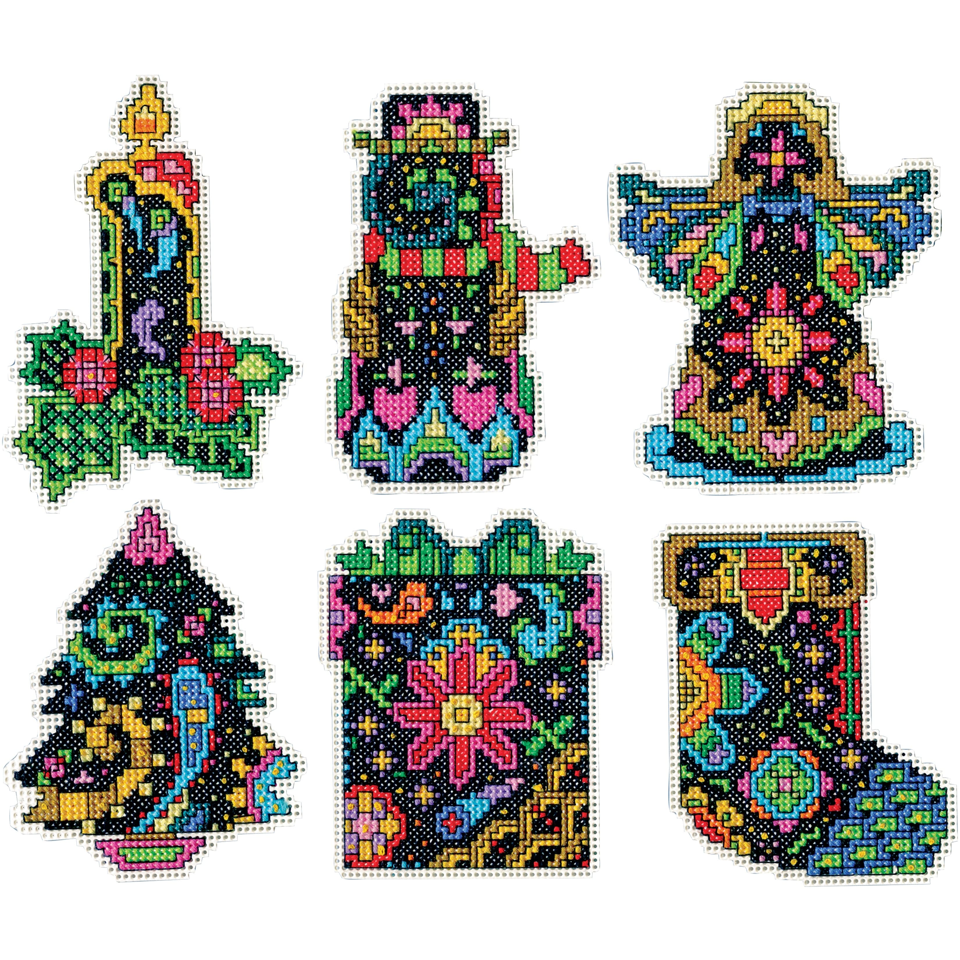 Design Works&#x2122; Christmas Fantasy Cross Stitch Ornament Kit