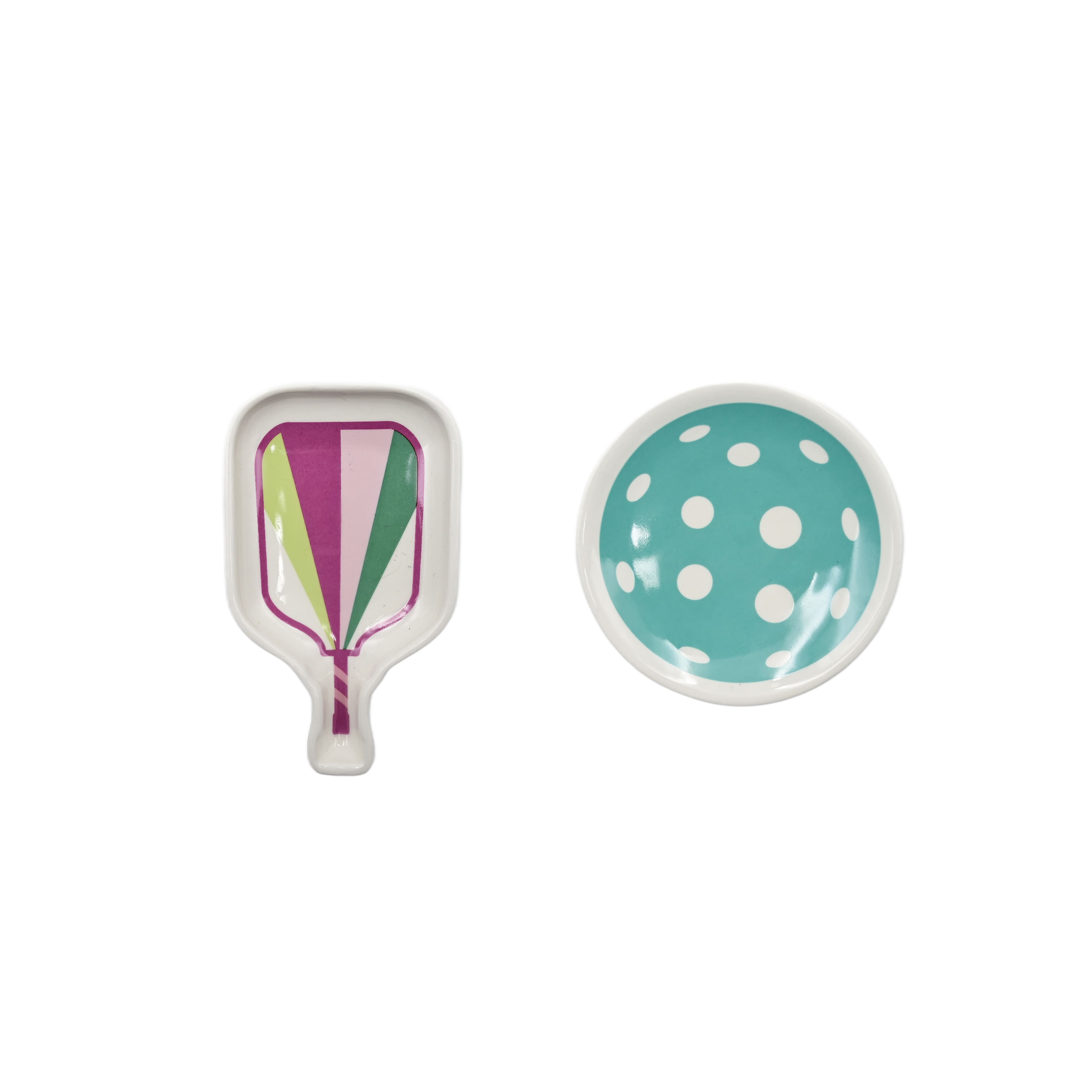 Assorted Pickleball Ceramic Tray, 1pc. by Fab Finds