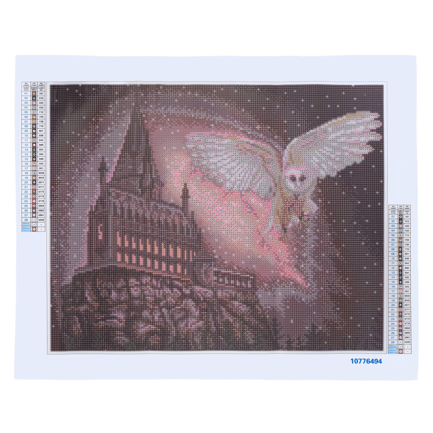 16" x 20" Castle & Owl Diamond Art Kit by Make Market®