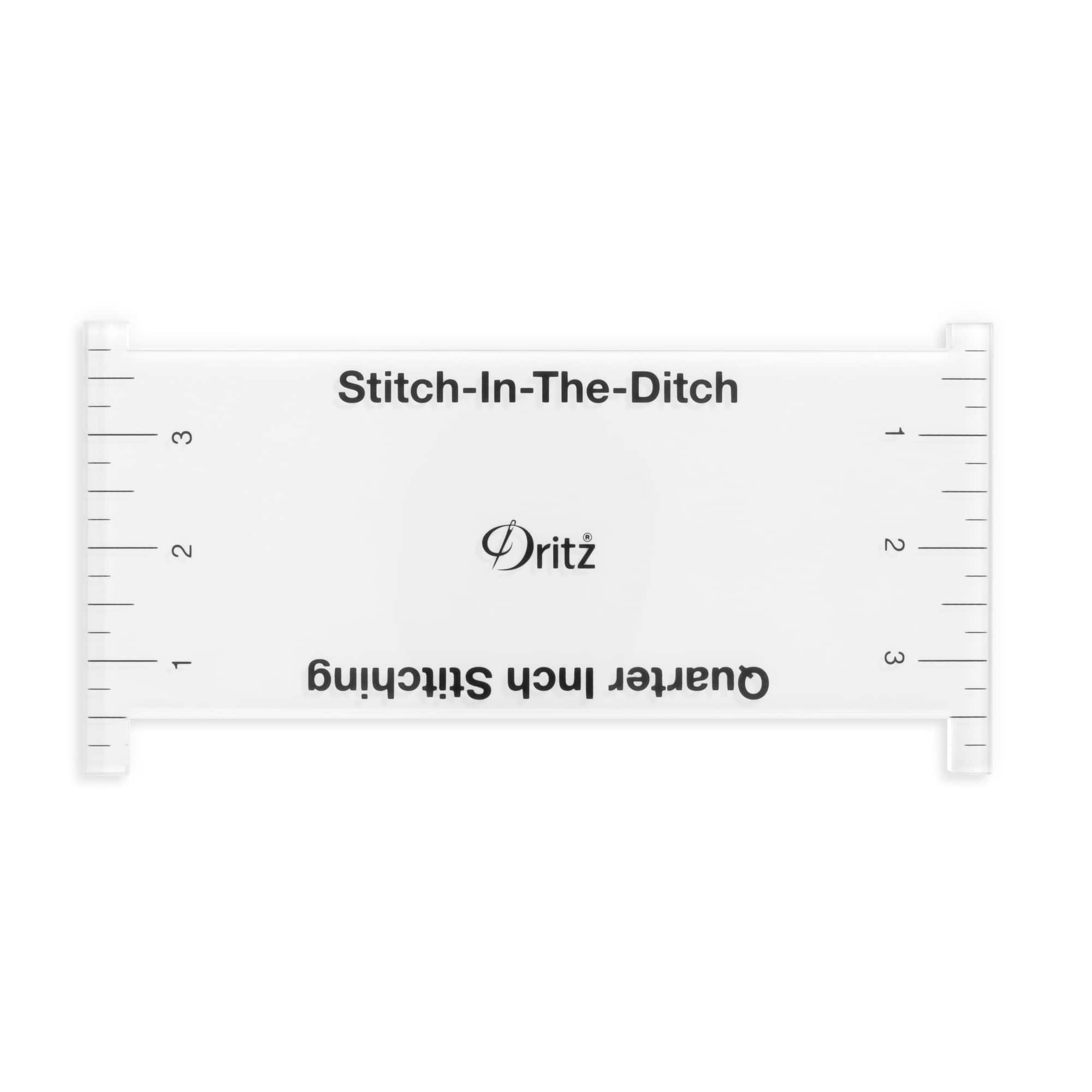 Dritz&#xAE; Clear Acrylic Stitch Tool for 1/4&#x27;&#x27; Presser Foot