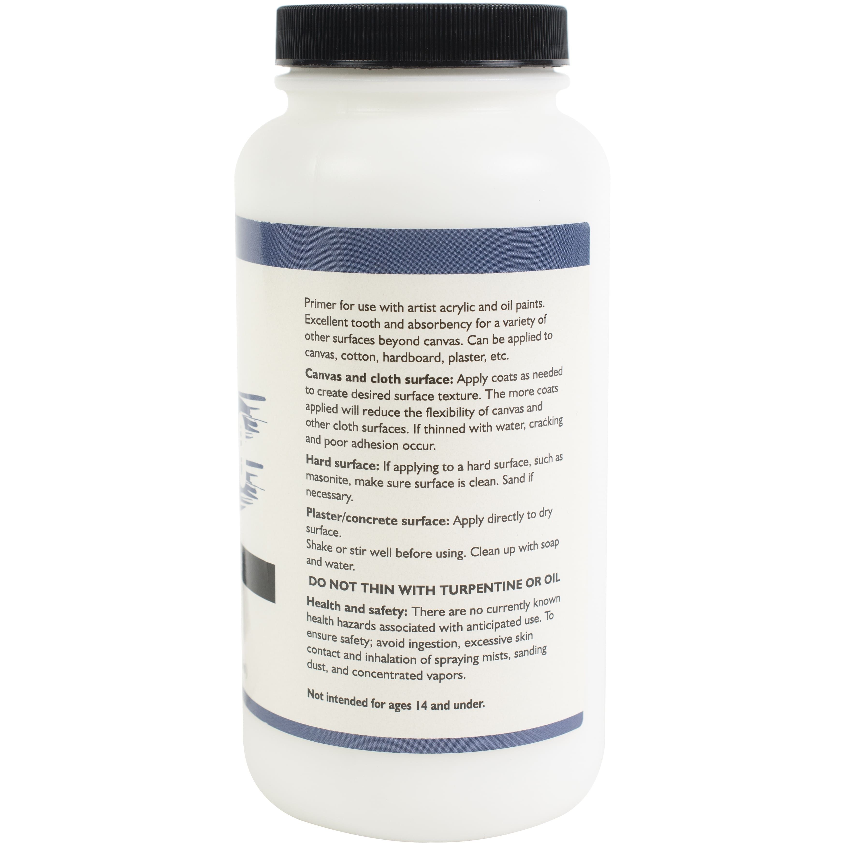  White Gesso Canvas Primer 1 Gallon Give Your Art The Ultimate  Base Prime! Keep Paint from Absorbing! Whether Acrylics, Oils, Watercolors  or Pastels, Make Every Painting Look its Absolute Best 