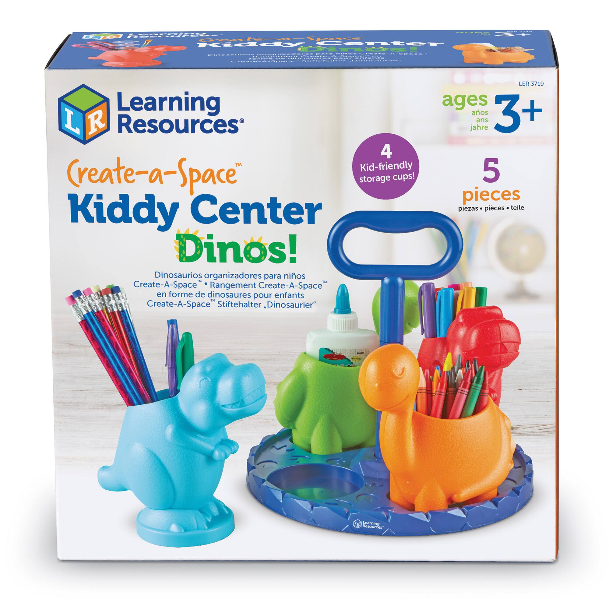Learning Resources Create-a-Space&#x2122; Kiddy Center Dino Set