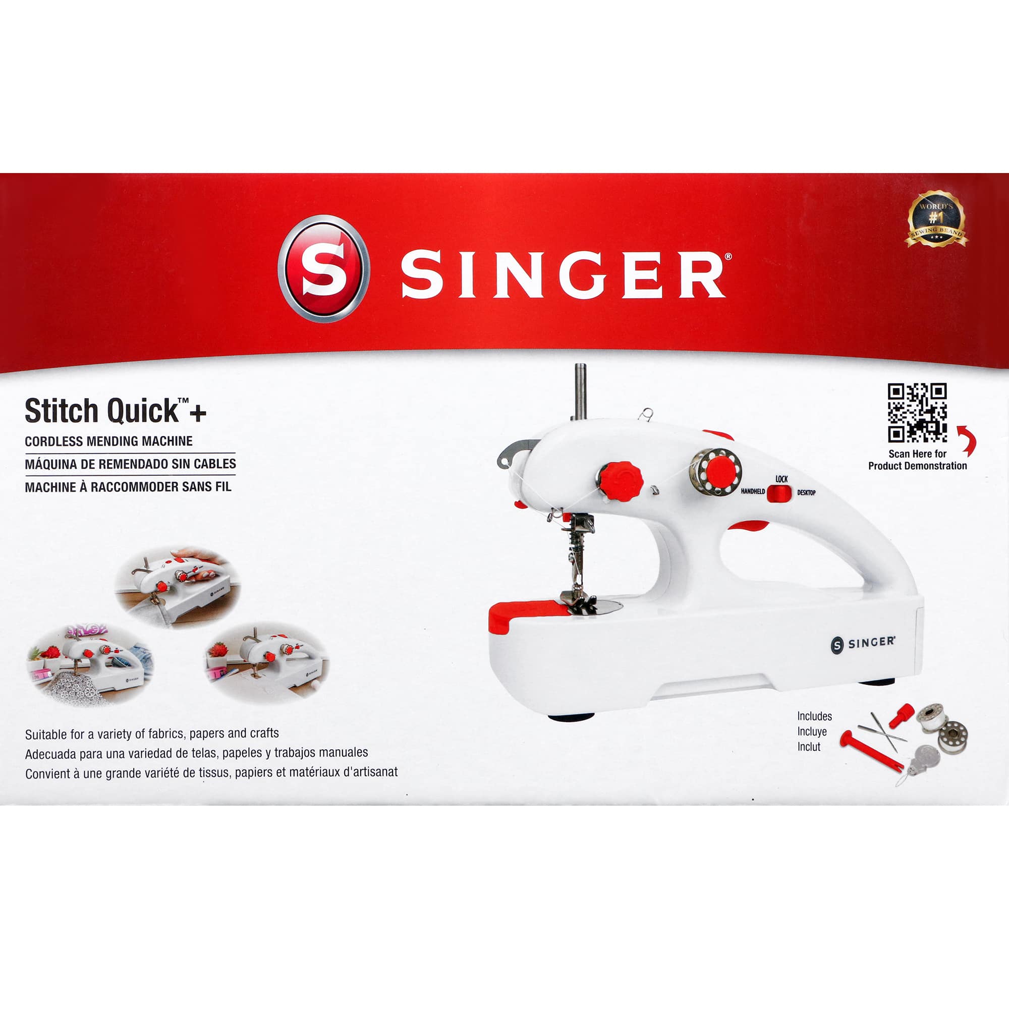 SINGER&#xAE; Stitch Quick&#x2122;+ Cordless Mending Machine