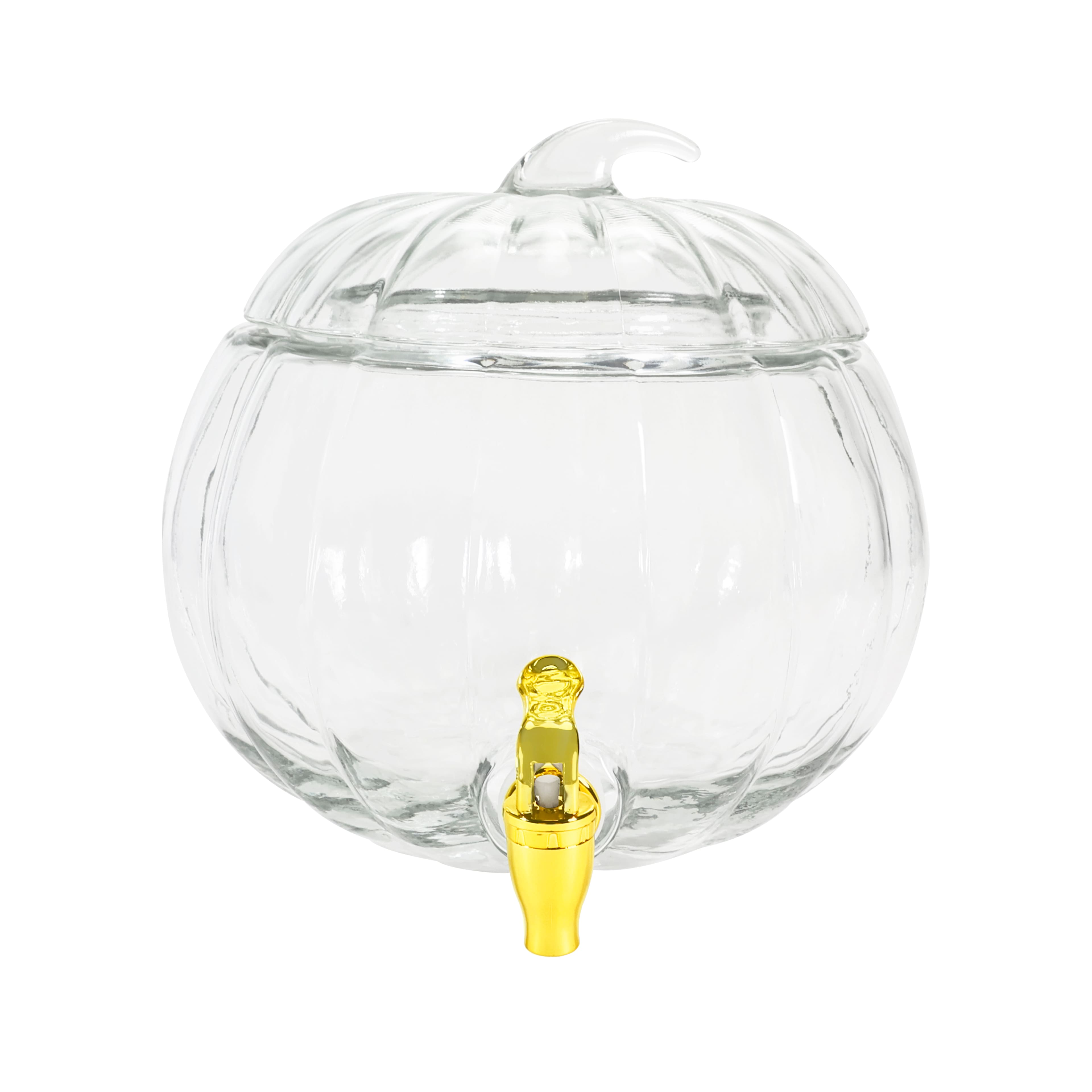 2gal. Clear Glass Pumpkin Drink Dispenser by Ashland&#xAE;