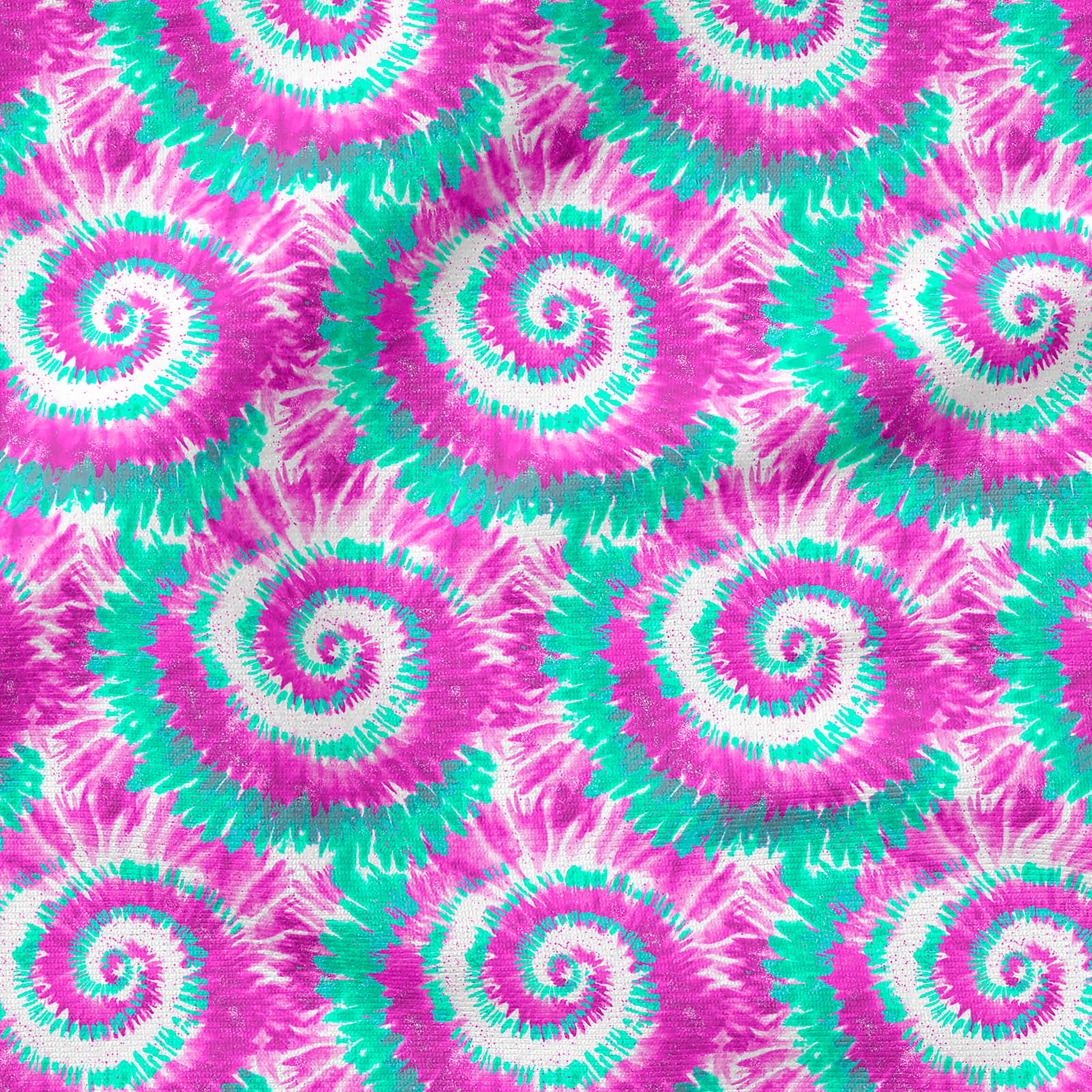 Fabric Editions Pink &#x26; Turquoise Tie Dye Cotton Fabric