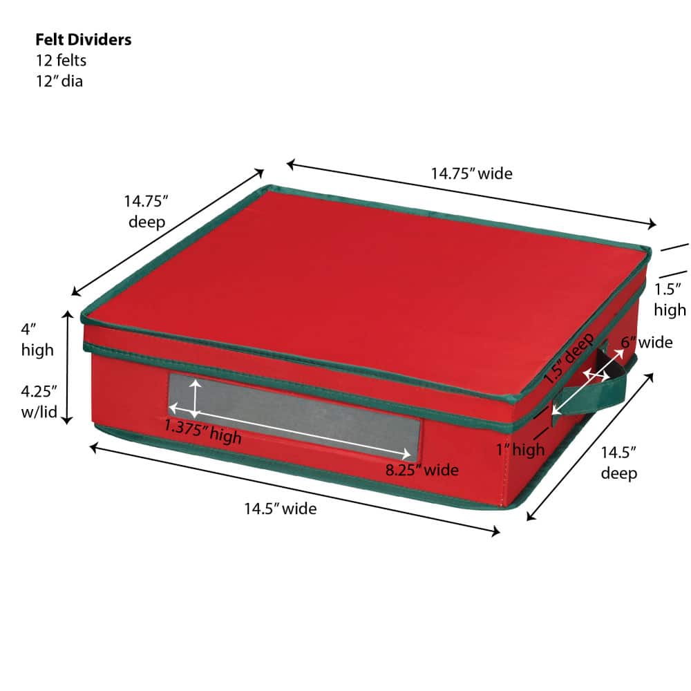 Household Essentials Plate Storage Box