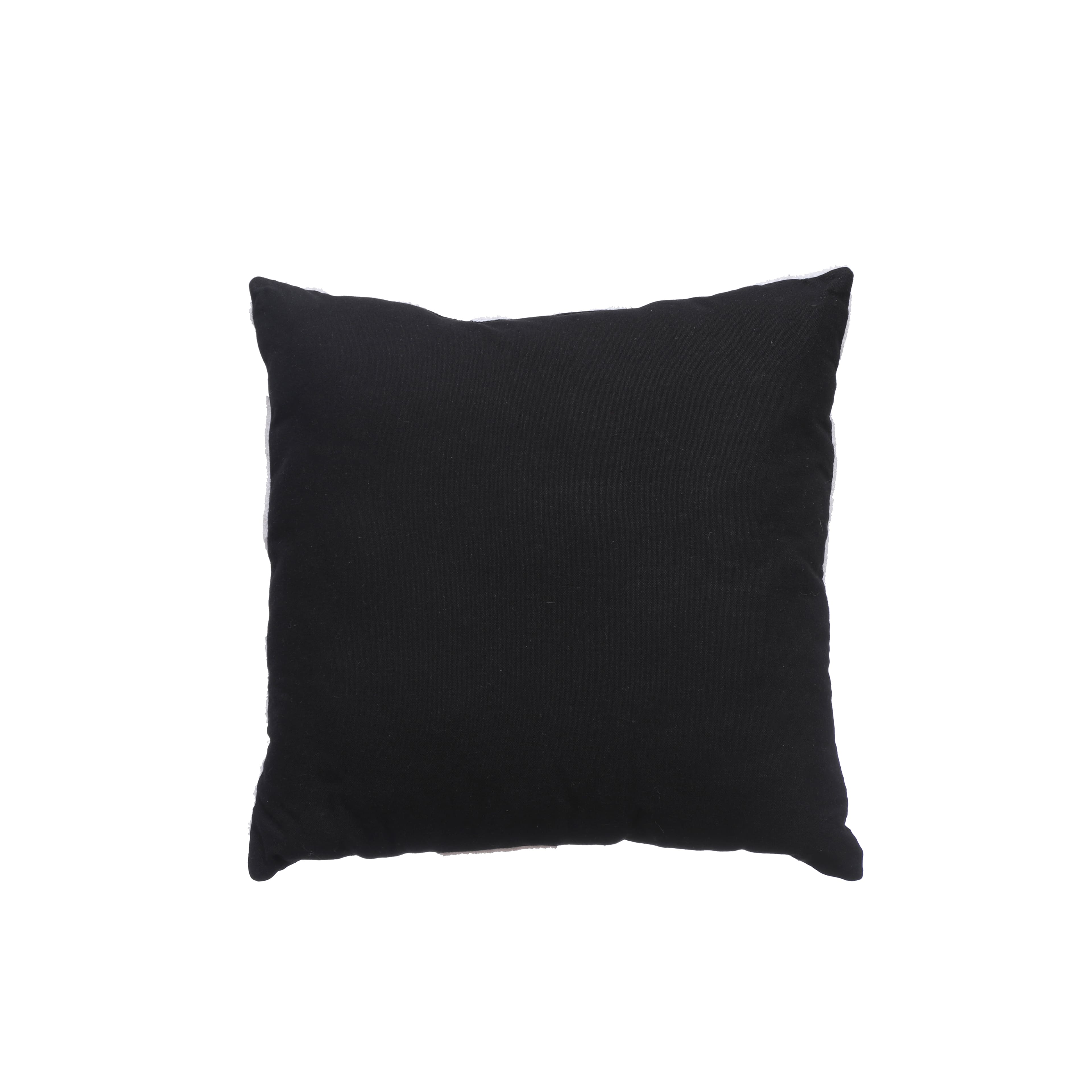 17&#x22; x 17&#x22; Black &#x26; White Ghost Throw Pillow by Ashland&#xAE;