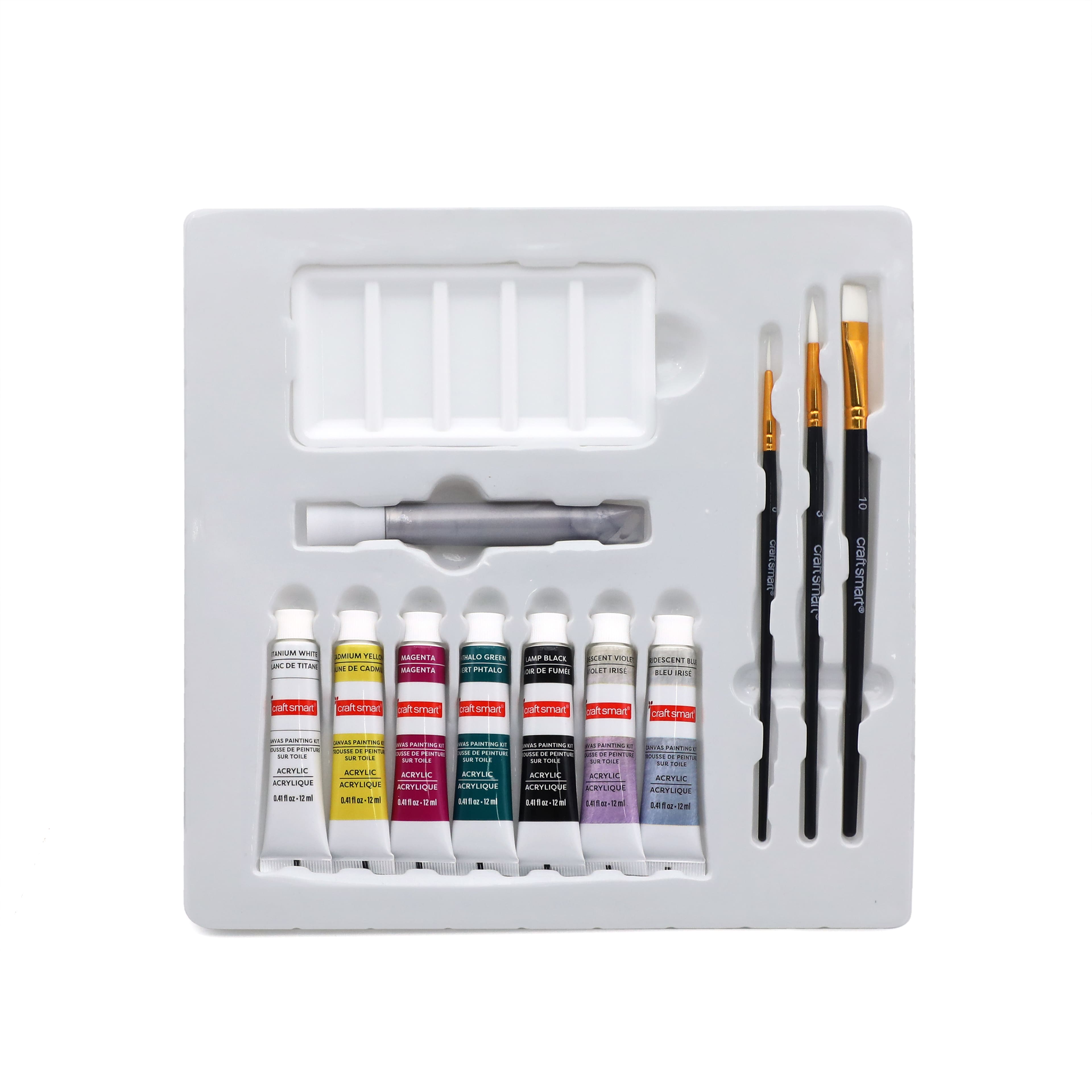 11&#x22; x 11&#x22; Spider Web Canvas Painting Kit by Craft Smart&#xAE;