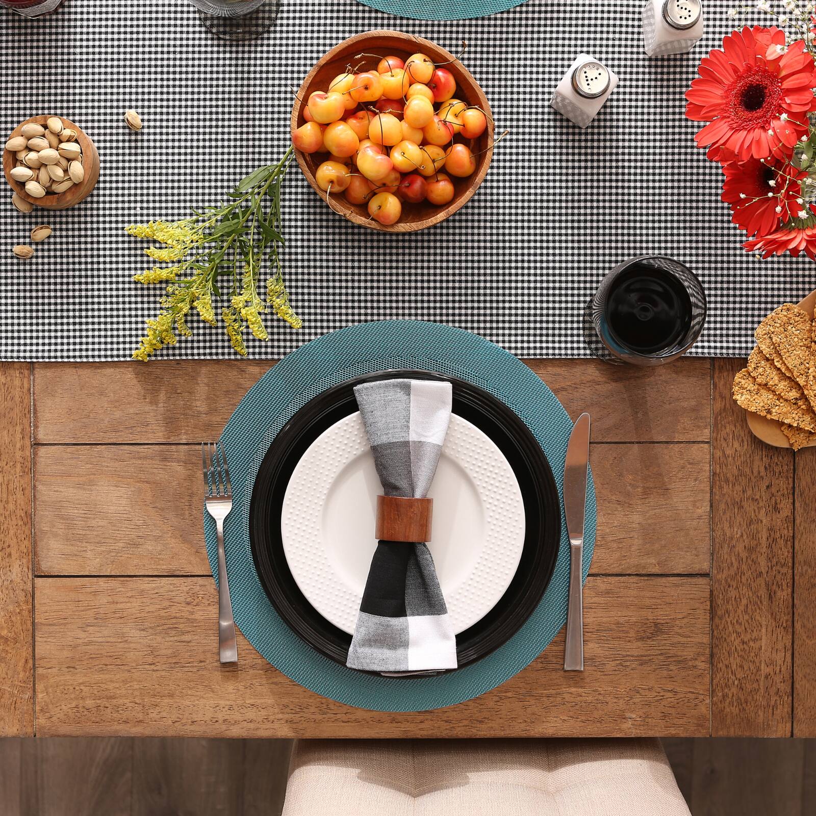 DII&#xAE; Round Double Frame Placemats, 6ct.