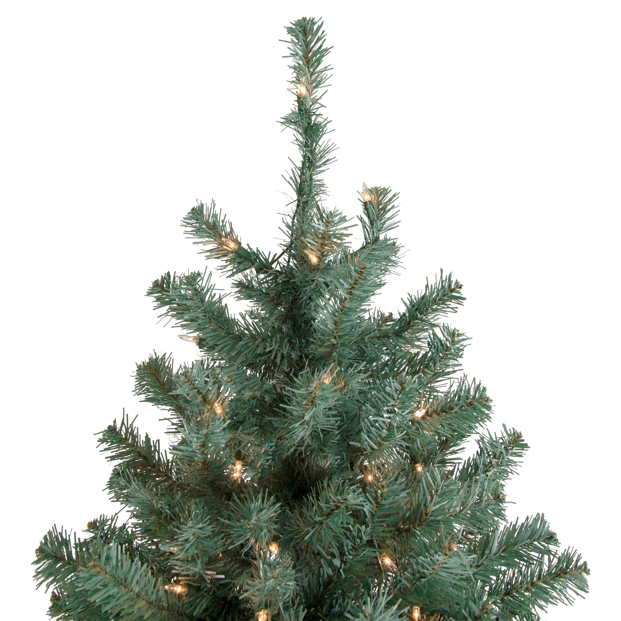 7.5ft. Pre-Lit Colorado Blue Spruce Artificial Christmas Tree, Clear Lights