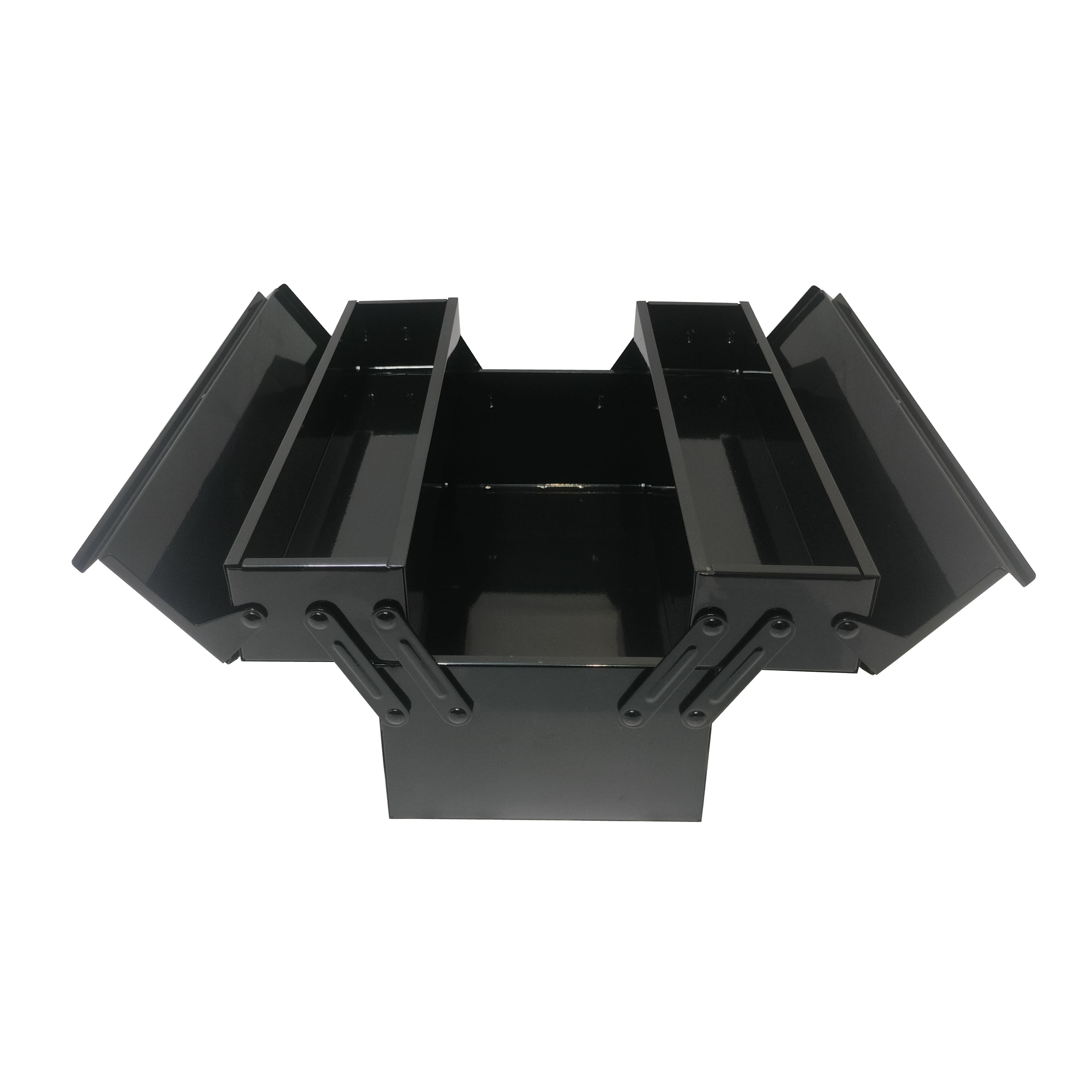 4 Pack: Medium Black Metal Storage Box by Artist's Loft™