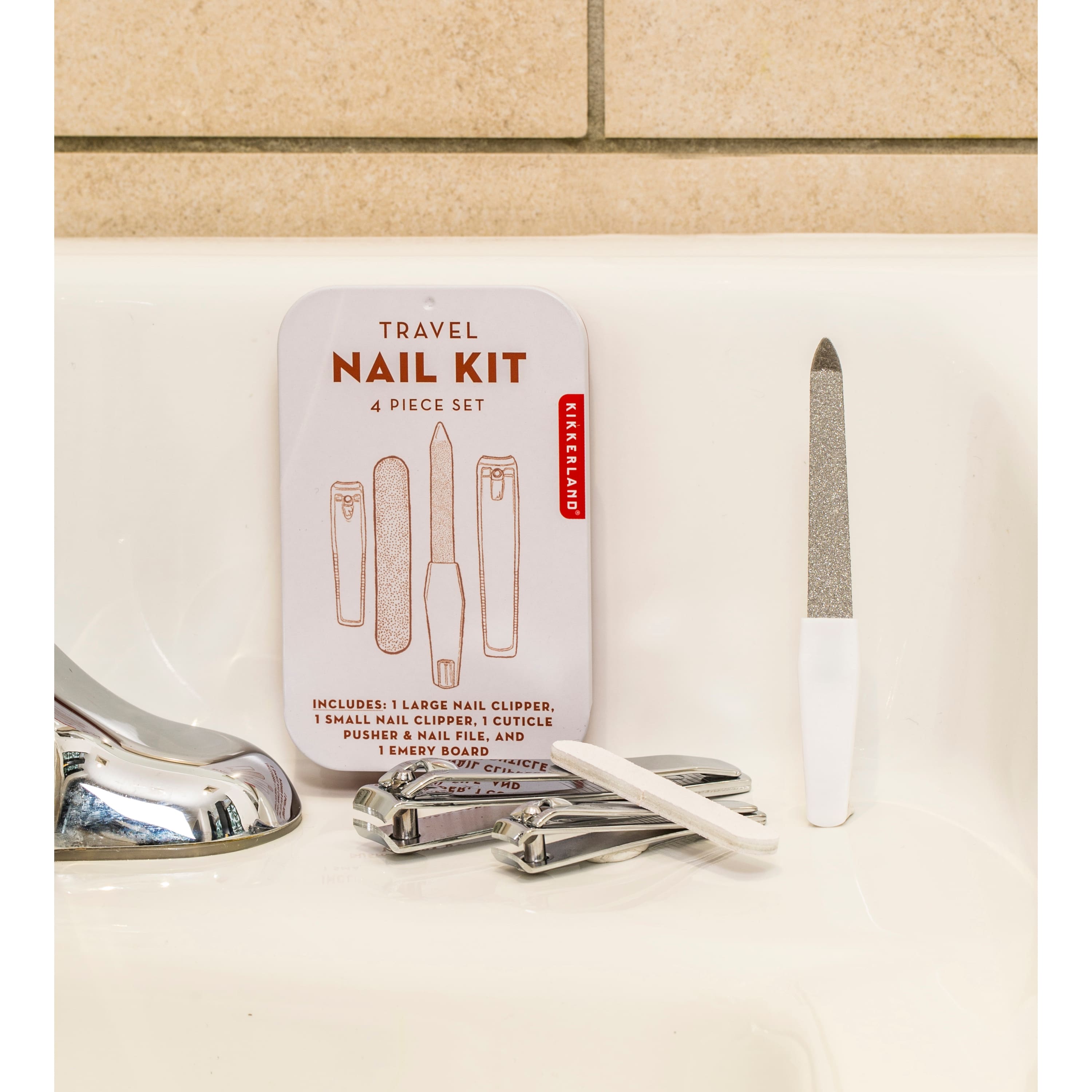 Kikkerland&#xAE; Travel Nail Kit