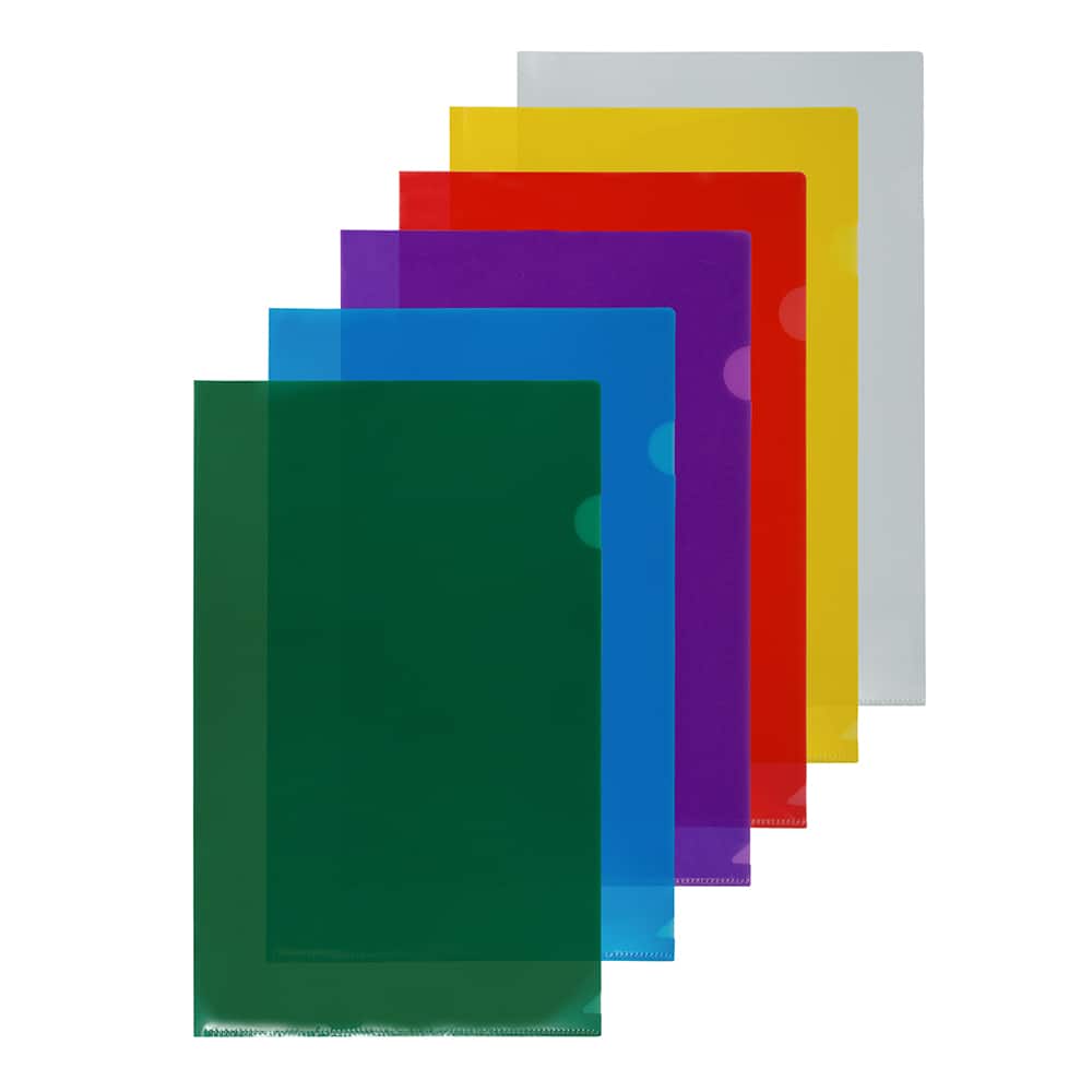 JAM Paper 9" x 14.5" Plastic Sleeve Page Protectors, 12ct.