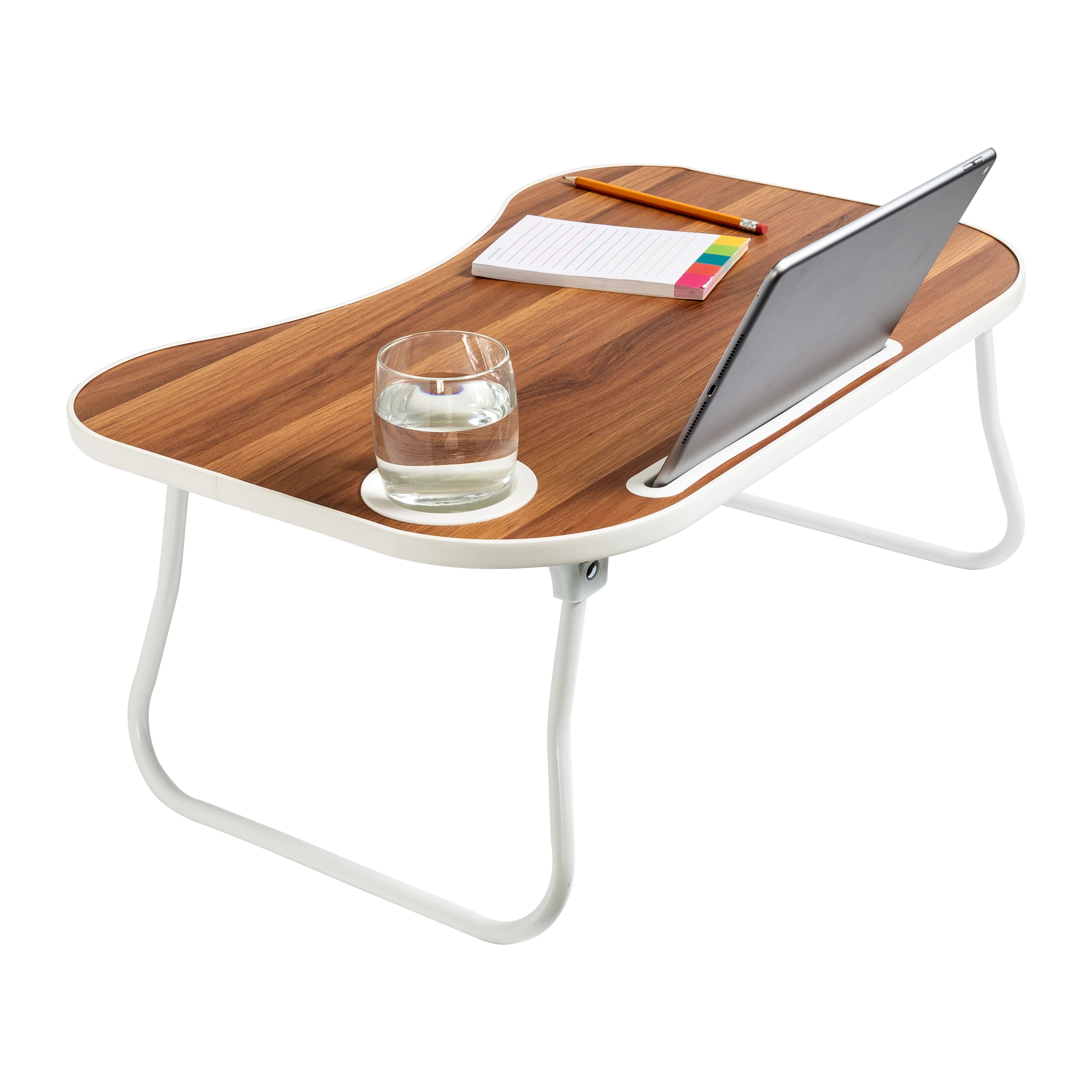 Honey Can Do Walnut Collapsible Folding Lap Desk