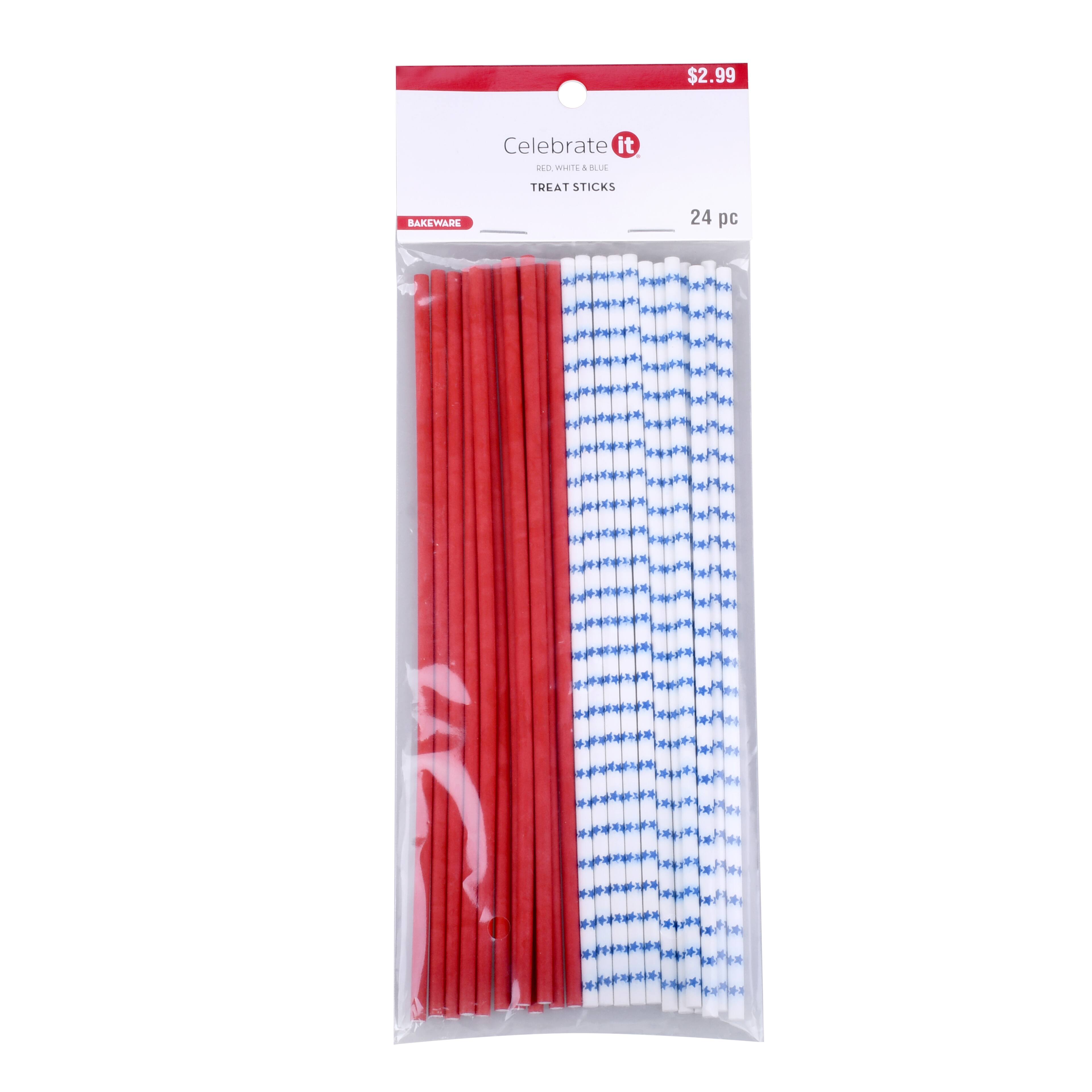 Red, White & Blue Treat Sticks, 24ct. by Celebrate It®