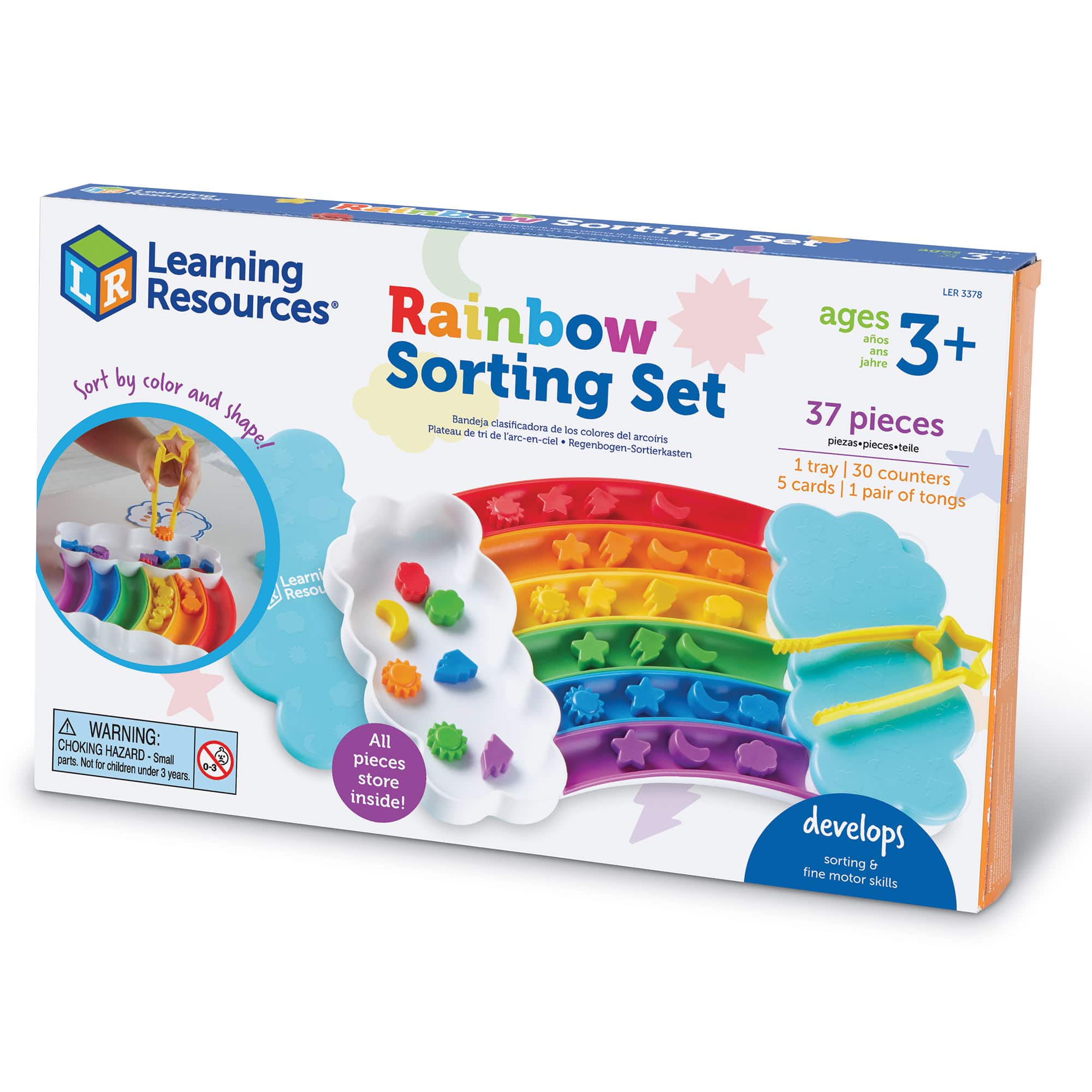 Learning Resources Rainbow Sorting Trays