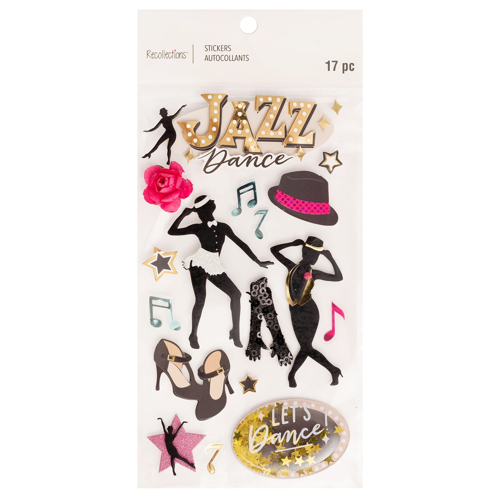 Jazz Dance Dimensional Stickers by Recollections&#x2122;