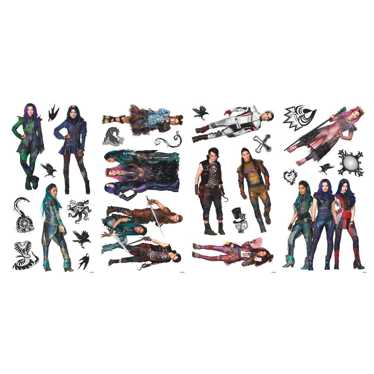 RoomMates Descendants 3 Peel &#x26; Stick Wall Decals