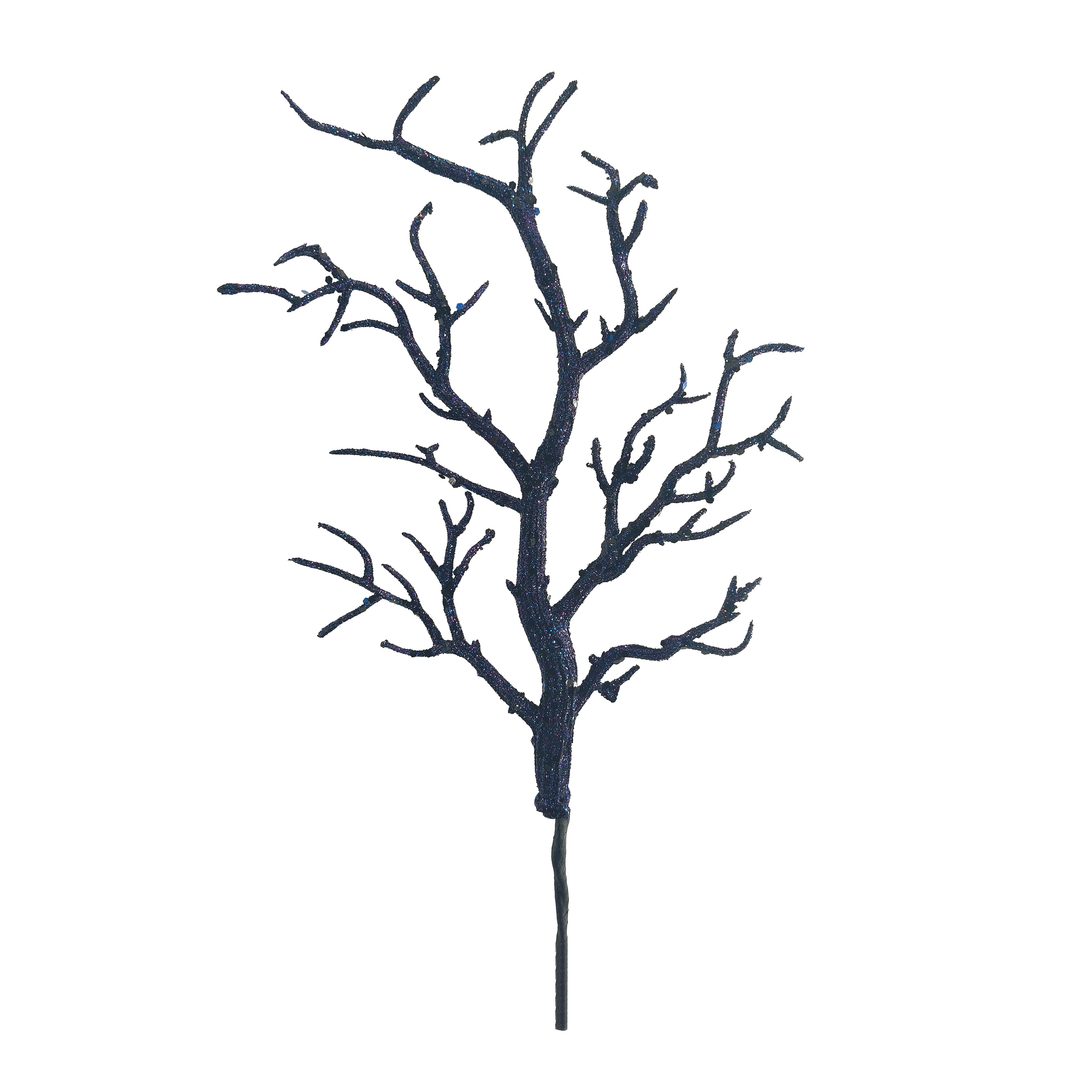 15&#x22; Purple &#x26; Blue Glitter Branch Pick by Ashland&#xAE;