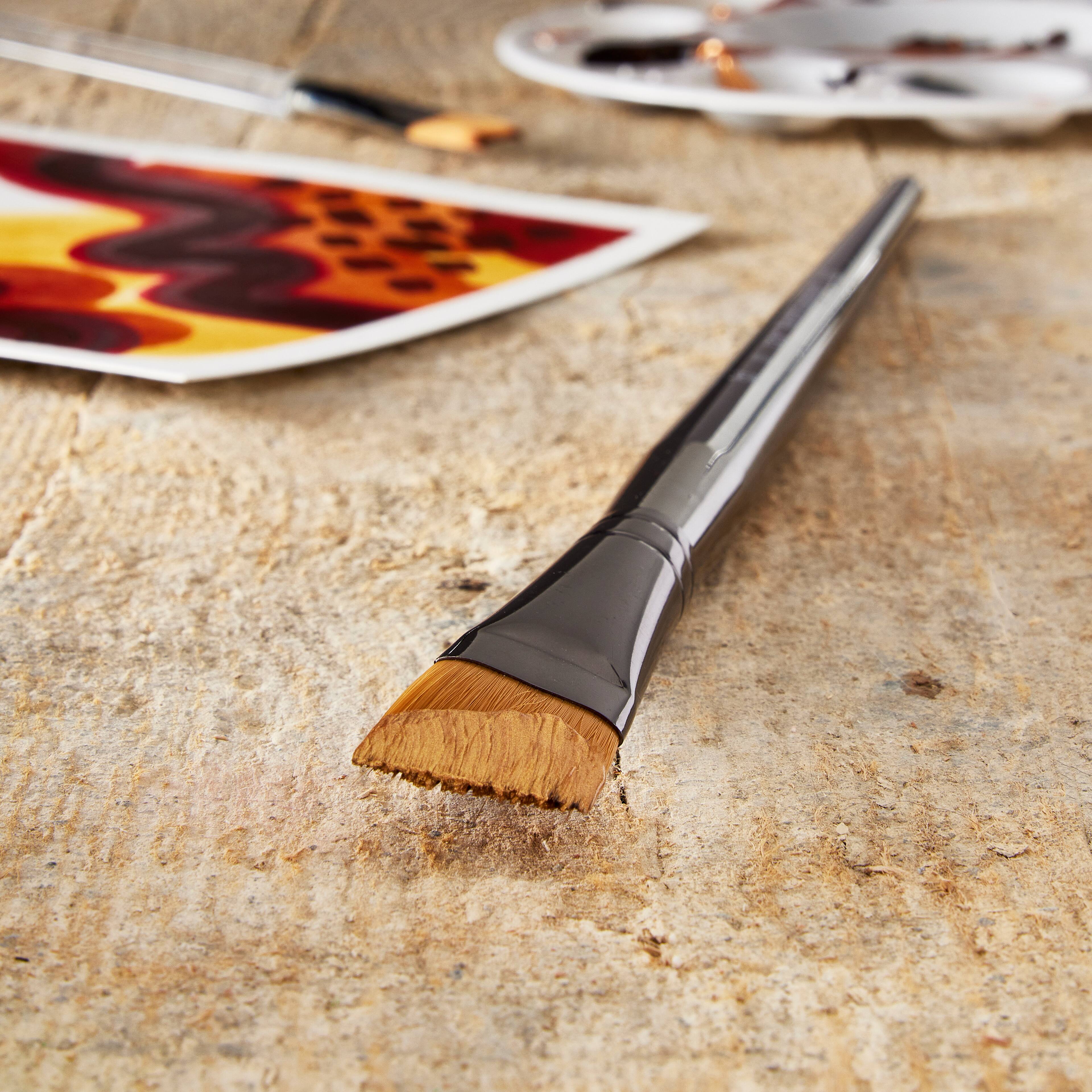 12 Pack: Zen™ Series 43 Long Handle Angular Brush