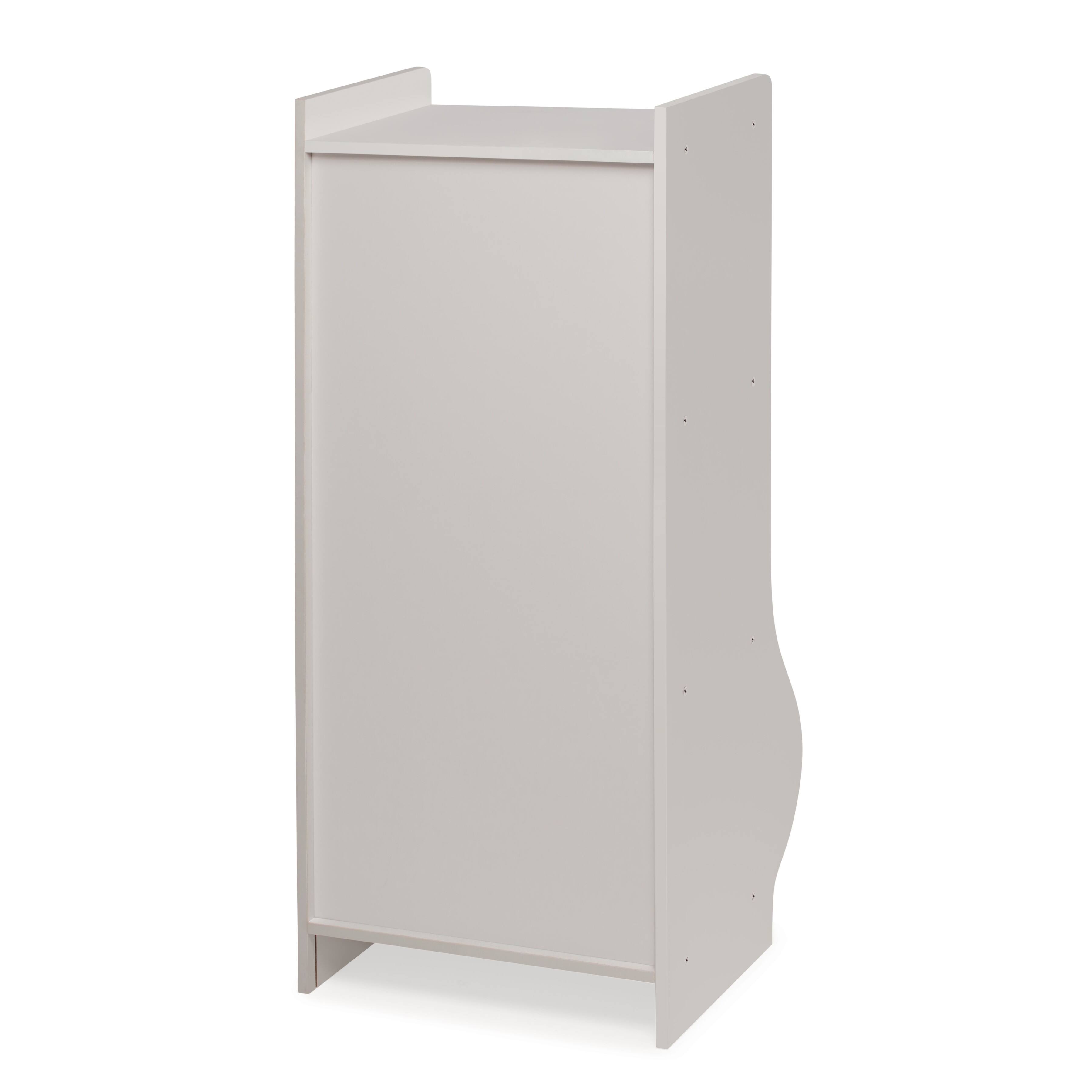 Badger Basket White Upright Storage Nook With Reversible Basket