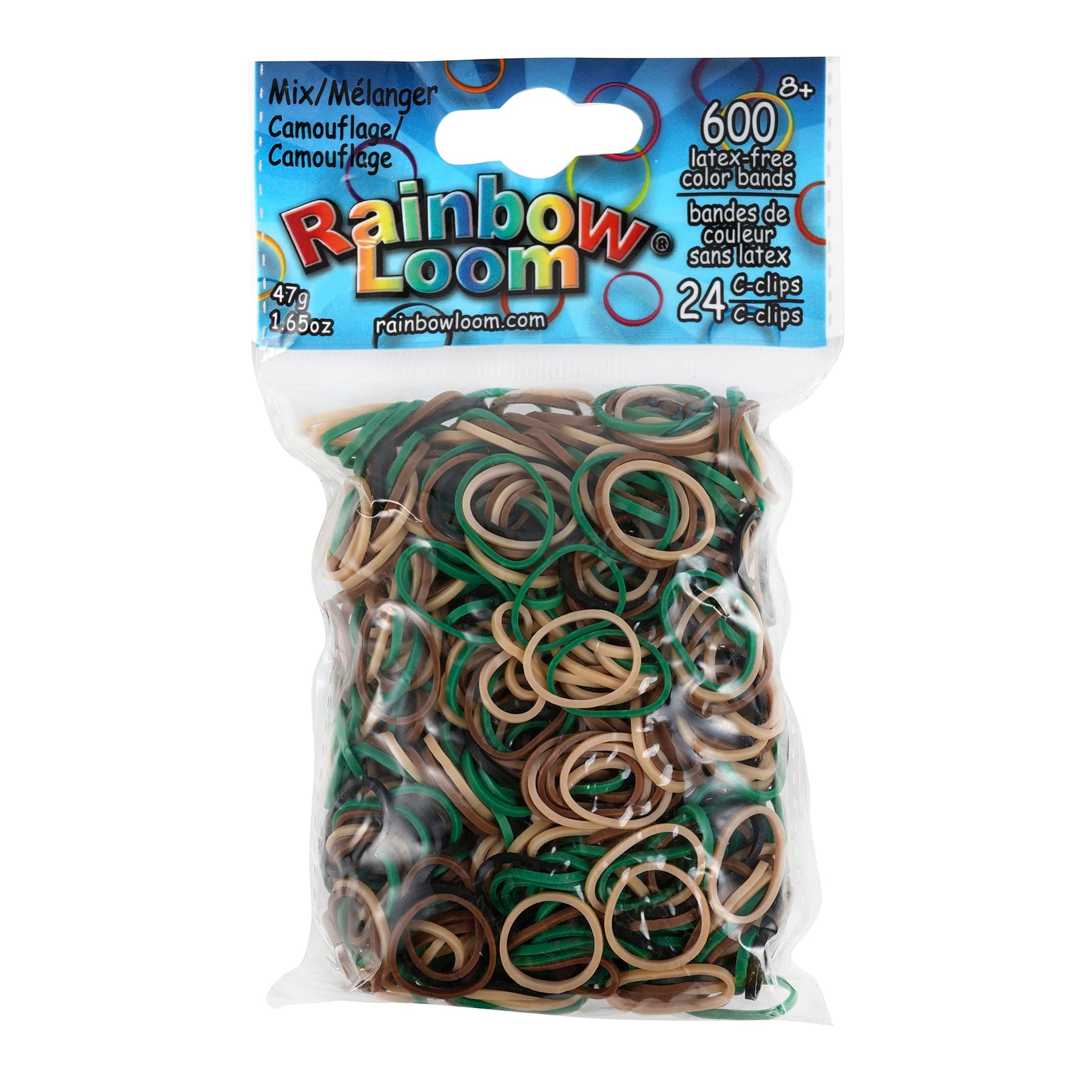600 Pieces - Rubber Bands Refill Loom Set - Rubber Band Bracelet Kit