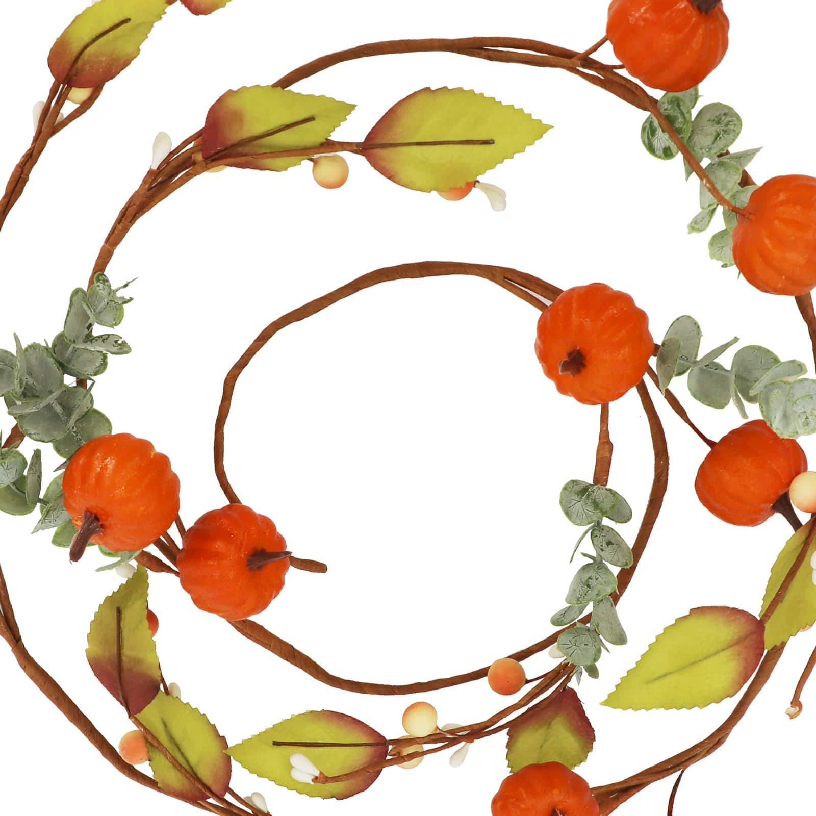 5ft. Pumpkin, Berry &#x26; Eucalyptus Coil Garland by Ashland&#xAE;