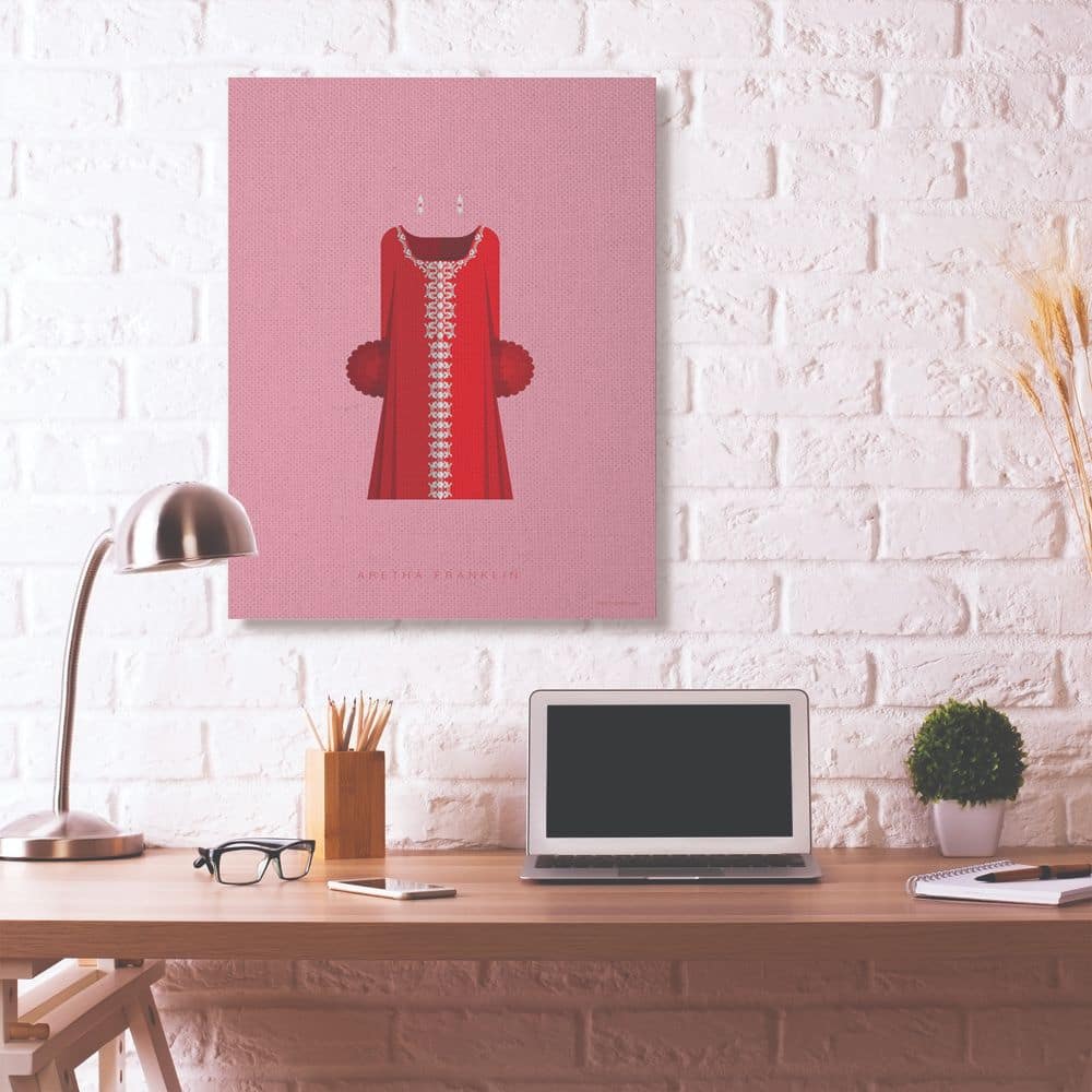 Stupell Industries Aretha Franklin Famous Fashion Design Wall Accent