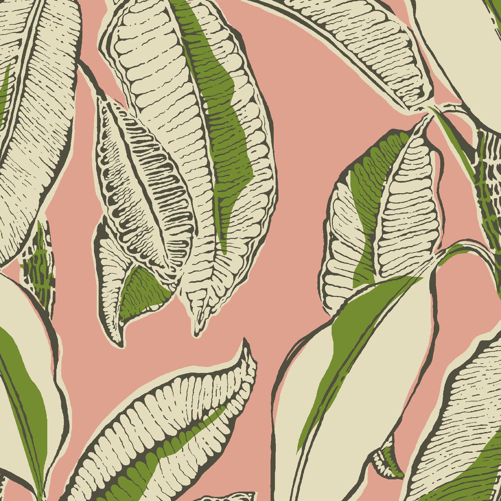 Pkl Studio Pink Botanicals Cotton Home D&#xE9;cor Fabric