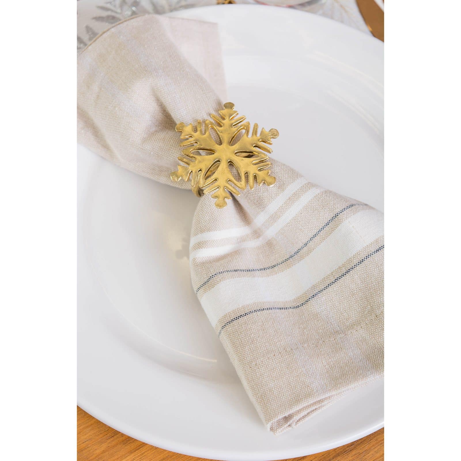 DII® French Stripe Cloth Dinner Napkins, 6ct.