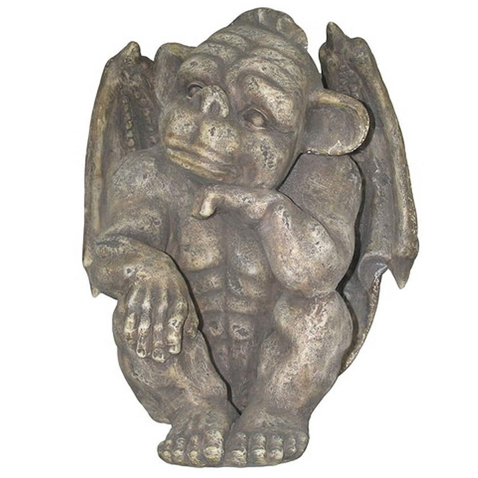Santa's Workshop 10" Thinking Gargoyle Statue