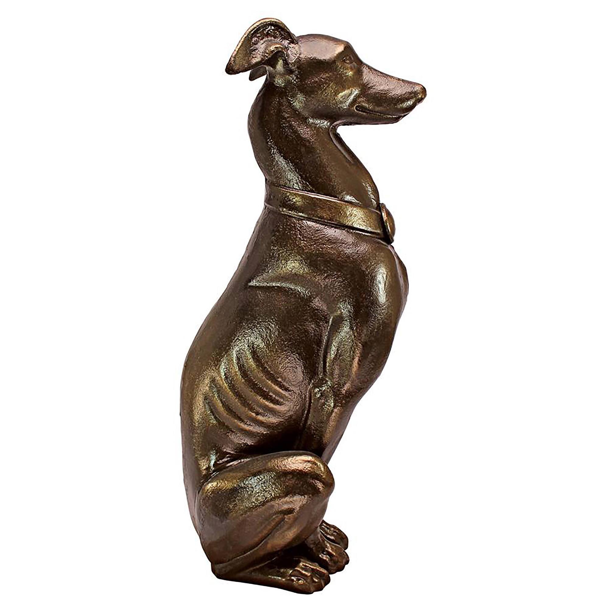 Design Toscano 25" Greyhound Sentinel Cast Iron Dog Statue