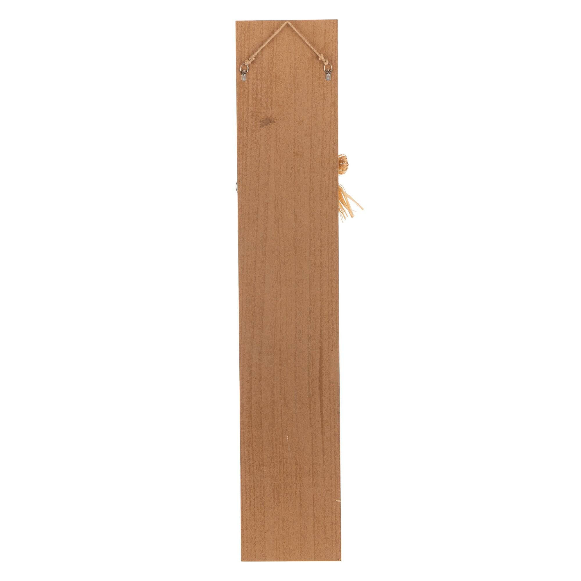 Glitzhome&#xAE; 3.5ft. Thanksgiving Wooden Pumpkin Porch Sign