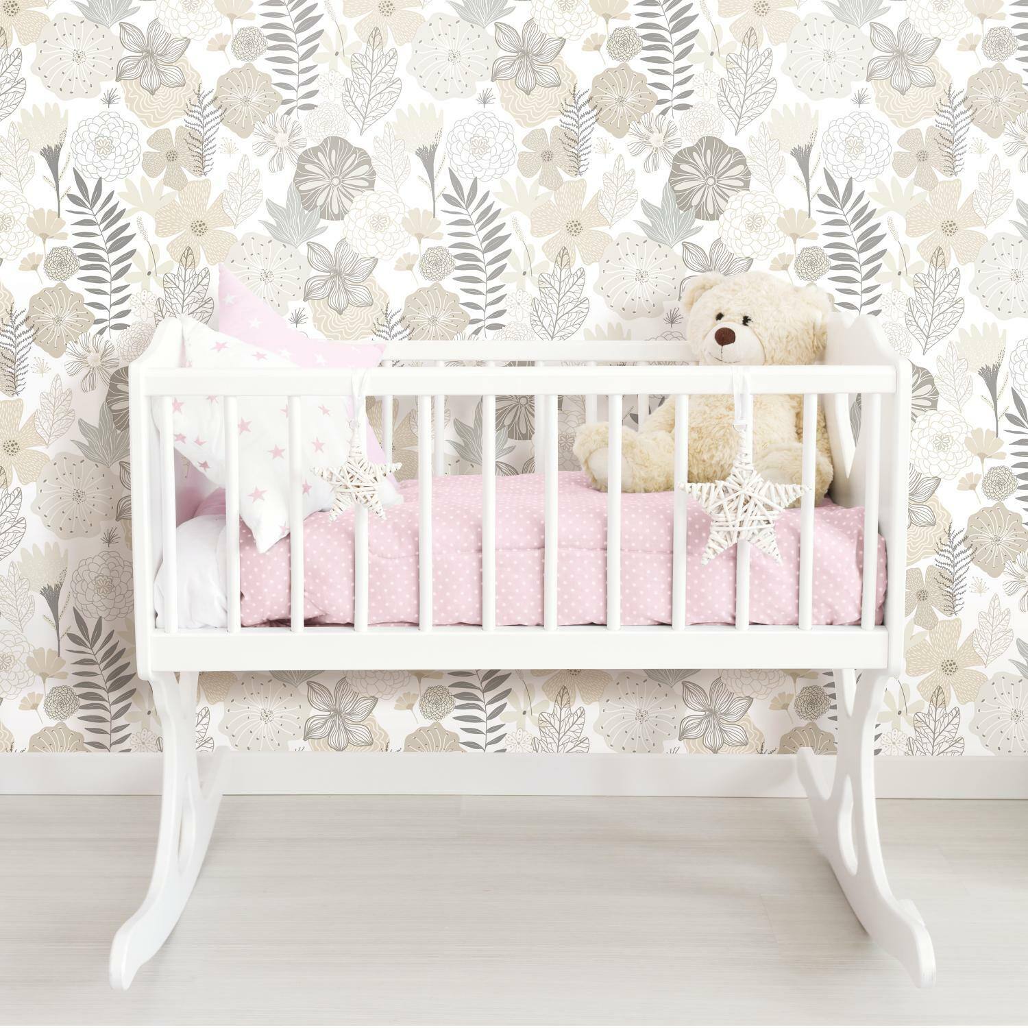 RoomMates Perennial Blooms Peel &#x26; Stick Wallpaper
